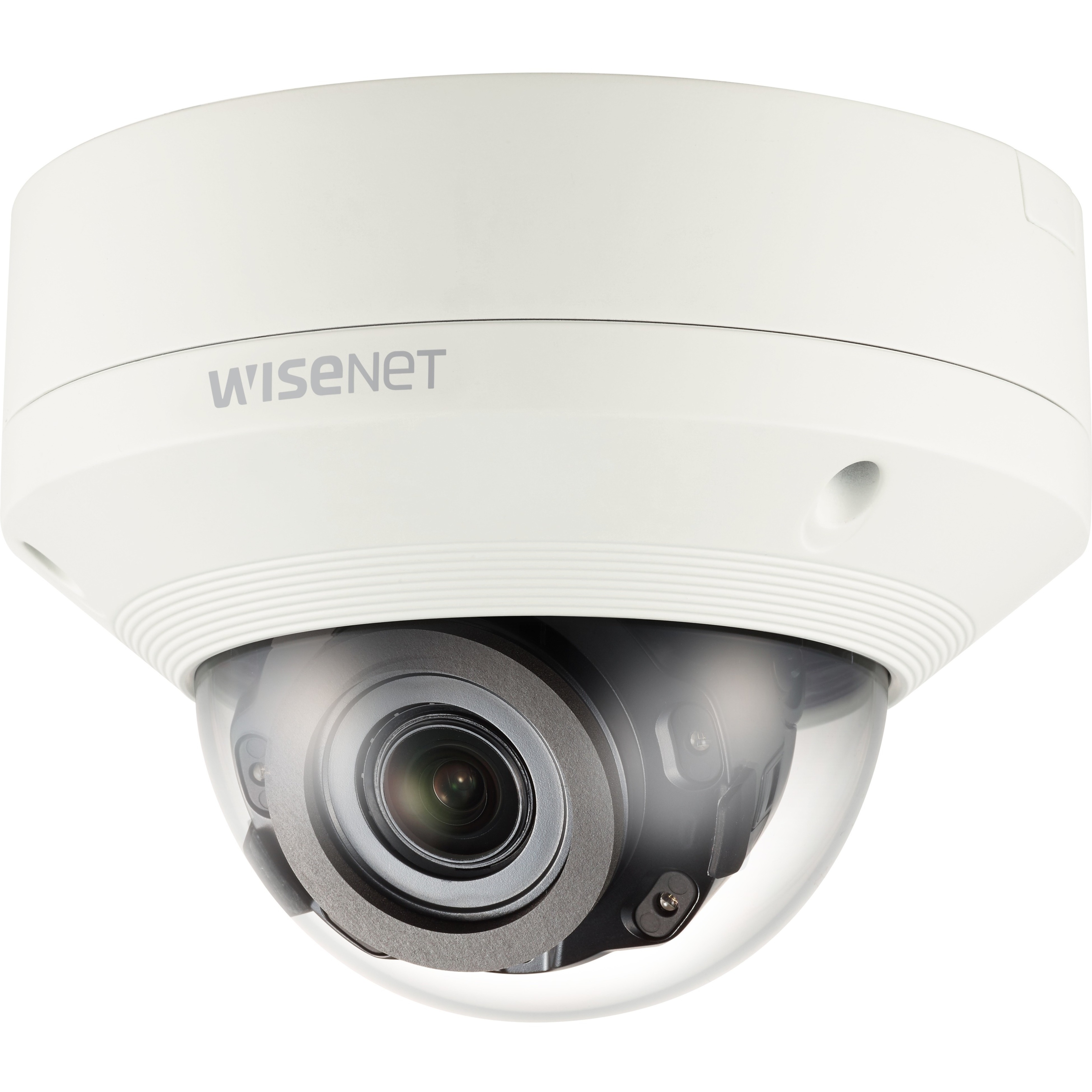 Wisenet XNV-8080R 5 Megapixel Outdoor Network Camera - Color - Dome - 164.04 ft Infrared Night Vision - MPEG-4 AVC, MJPEG, H.264, H.265 - 2560 x 1920 - 3.90 mm- 9.40 mm Varifocal Lens - 2.4x Optical - 30 fps - CMOS - Flush Mount, Ceiling Mount, Wall Mount, Parapet Mount, Pole Mount, Corner Mount - IP67, IP66