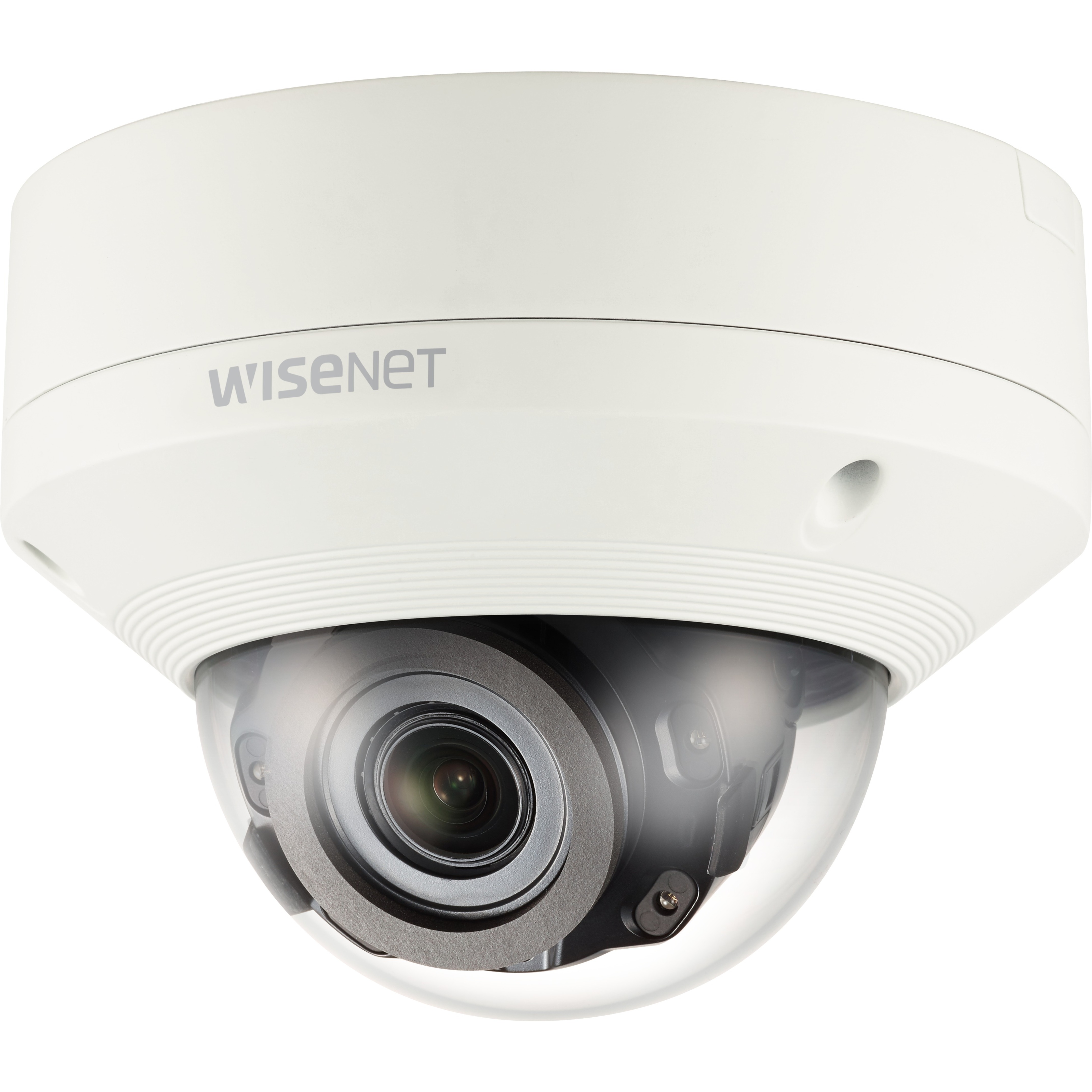 Wisenet XNV-8080R 5 Megapixel Outdoor Network Camera - Color - Dome - 164.04 ft Infrared Night Vision - MPEG-4 AVC, MJPEG, H.264, H.265 - 2560 x 1920 - 3.90 mm- 9.40 mm Varifocal Lens - 2.4x Optical - 30 fps - CMOS - Flush Mount, Ceiling Mount, Wall Mount, Parapet Mount, Pole Mount, Corner Mount - IP67, IP66