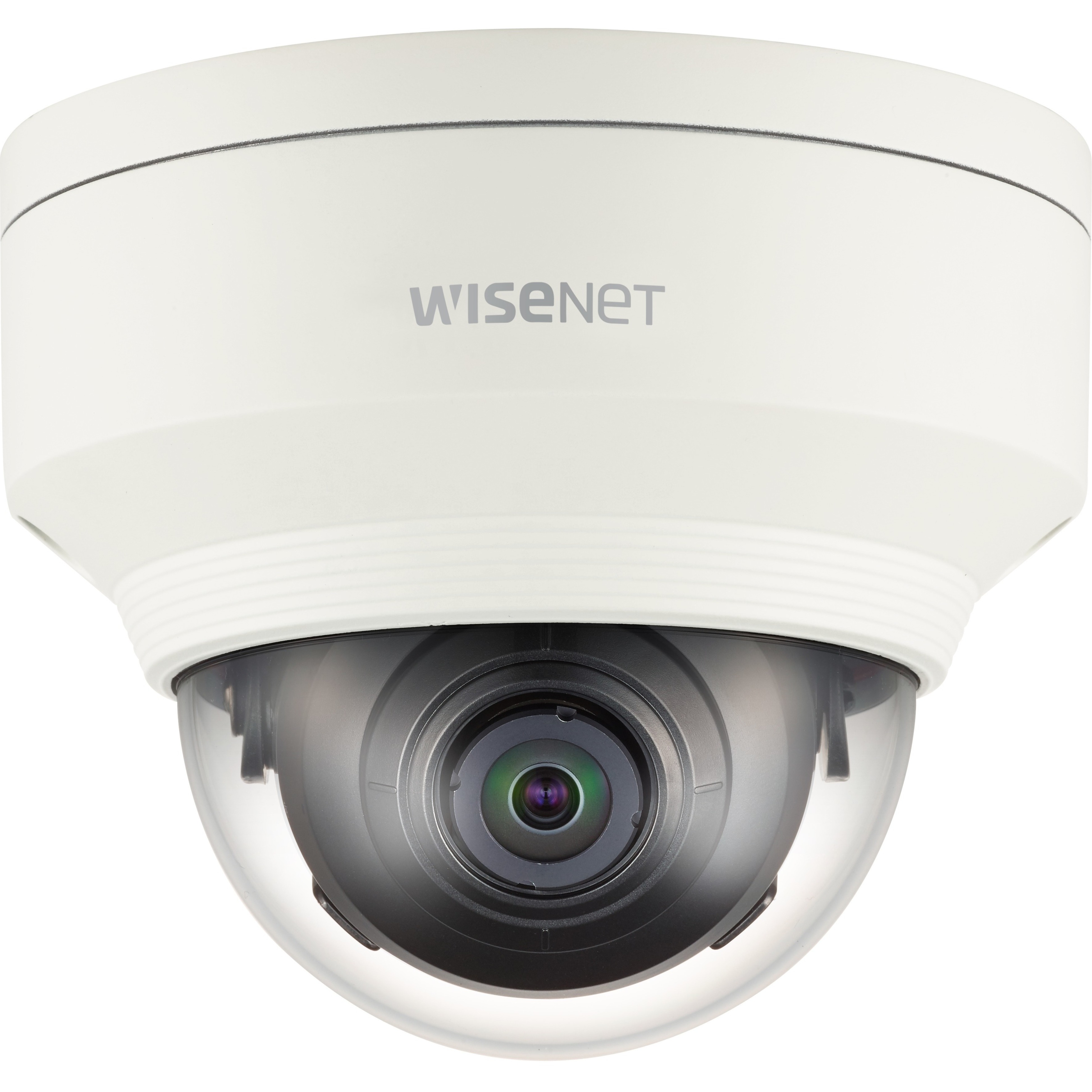 Wisenet XNV-6010 2 Megapixel Outdoor Full HD Network Camera - Monochrome, Color - Dome - Ivory - MPEG-4 AVC, MJPEG, H.264, H.265 - 1920 x 1080 - 2.40 mm Fixed Lens - 60 fps - CMOS - Parapet Mount, Corner Mount, Pole Mount, Wall Mount - IK10 - IP66, IP67