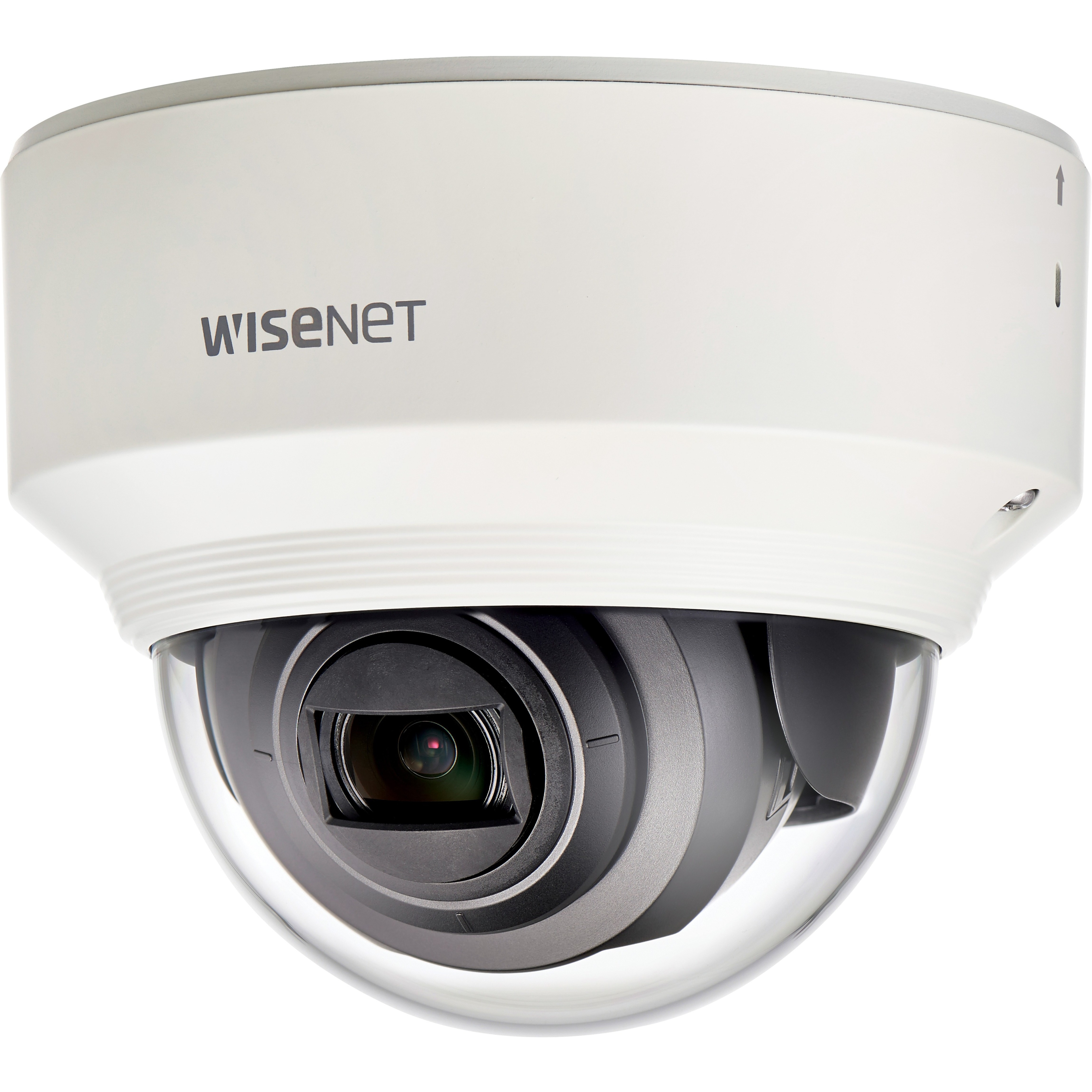 Wisenet XND-6080V 2 Megapixel Indoor Full HD Network Camera - Color - Dome - Ivory - MPEG-4 AVC, MJPEG, H.264, H.265 - 1920 x 1080 - 2.80 mm- 12 mm Varifocal Lens - 4.3x Optical - 60 fps - CMOS - Parapet Mount, Pole Mount, Wall Mount, Corner Mount