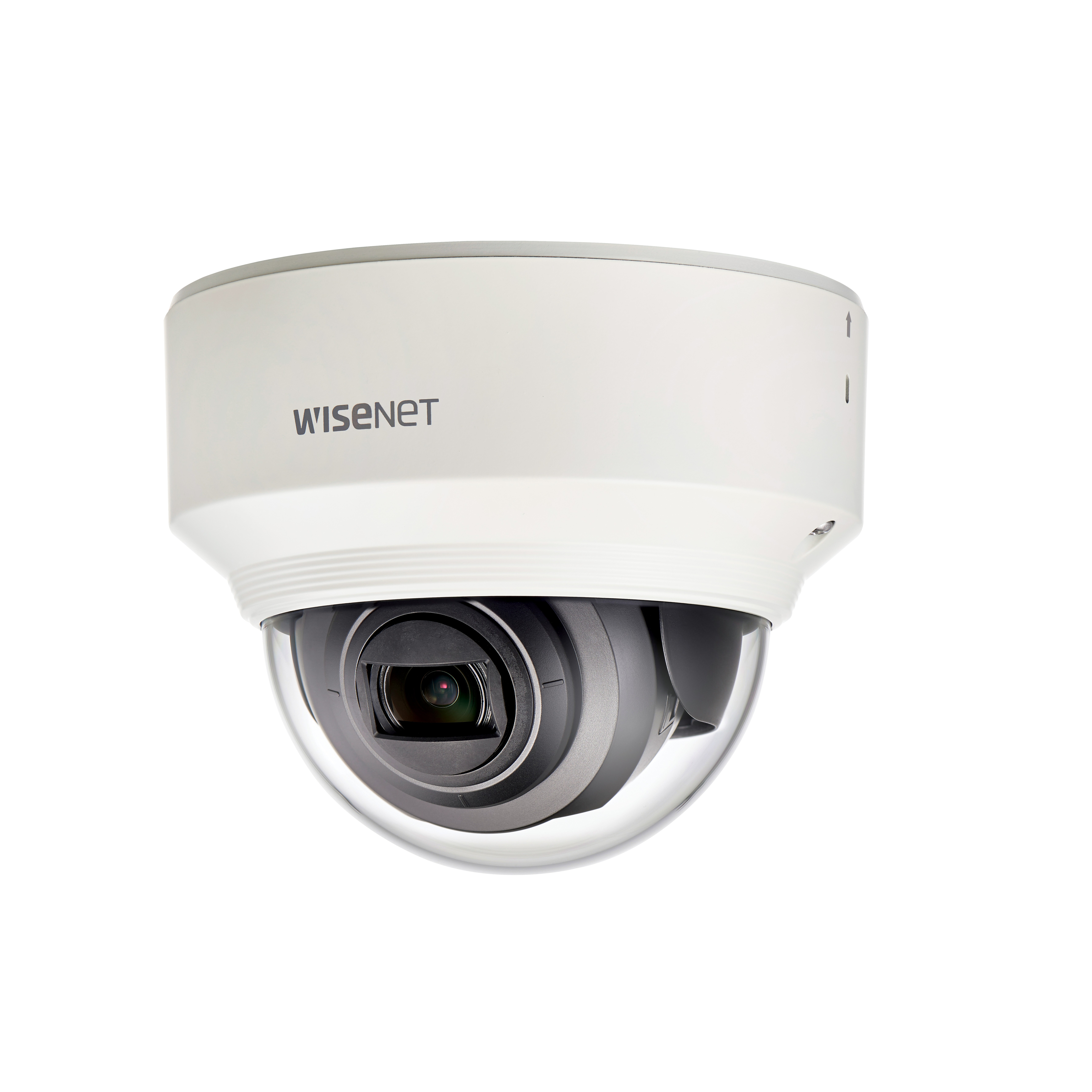 Wisenet XND-6080V 2 Megapixel Indoor Full HD Network Camera - Color - Dome - Ivory - MPEG-4 AVC, MJPEG, H.264, H.265 - 1920 x 1080 - 2.80 mm- 12 mm Varifocal Lens - 4.3x Optical - 60 fps - CMOS - Parapet Mount, Pole Mount, Wall Mount, Corner Mount