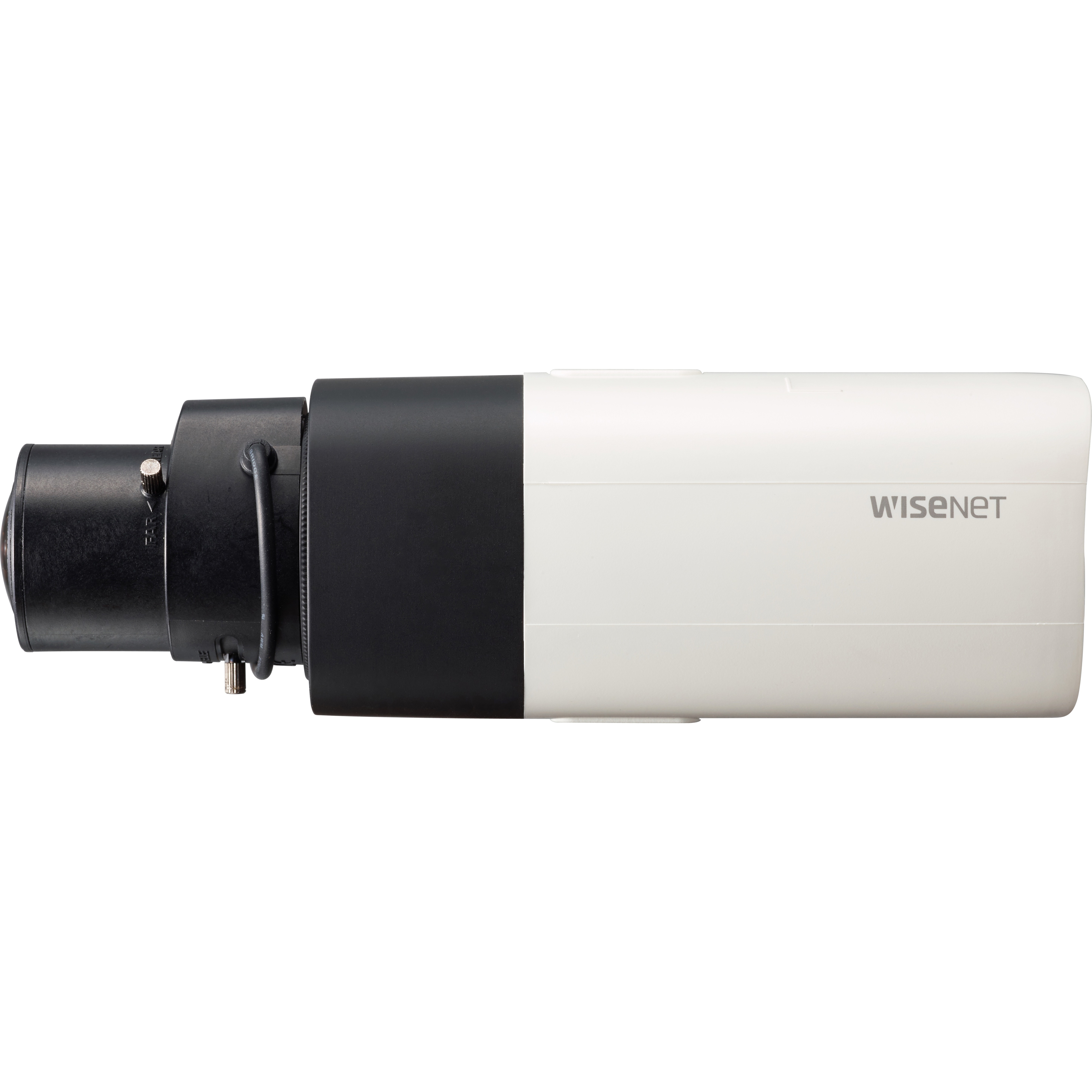 Wisenet XNB-6000 2 Megapixel Indoor/Outdoor Full HD Network Camera - Monochrome, Color - Box - Black, Ivory - MPEG-4 AVC, MJPEG, H.264, H.265 - 1920 x 1080 - 60 fps - CMOS - Bracket Mount