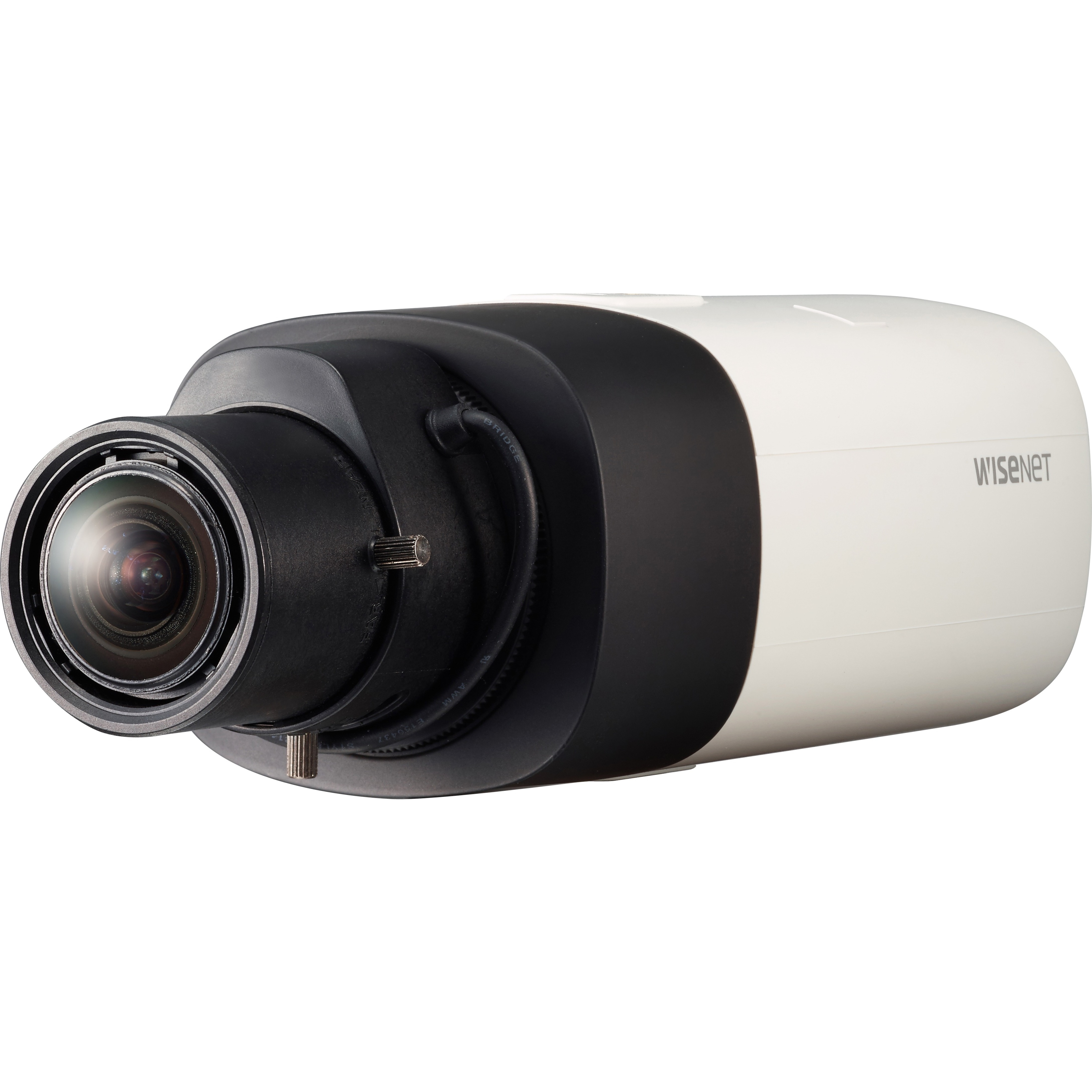 Wisenet XNB-6000 2 Megapixel Indoor/Outdoor Full HD Network Camera - Monochrome, Color - Box - Black, Ivory - MPEG-4 AVC, MJPEG, H.264, H.265 - 1920 x 1080 - 60 fps - CMOS - Bracket Mount