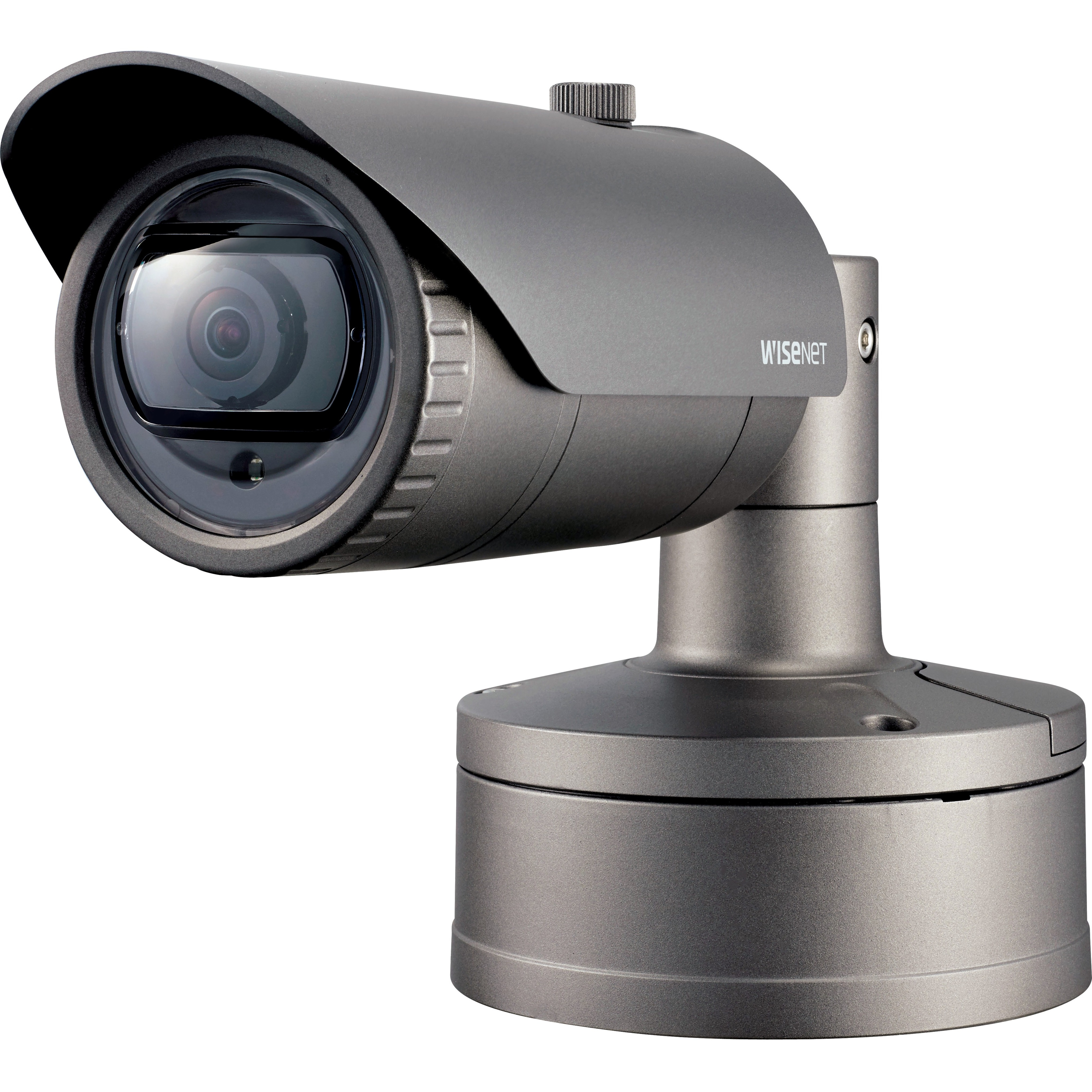 Wisenet XNO-6010R 2 Megapixel Outdoor HD Network Camera - Color, Monochrome - Bullet - 98 ft Night Vision - MJPEG, H.264, H.265, MPEG-4 AVC - 1920 x 1080 Fixed Lens - 60 fps - CMOS - Pole Mount