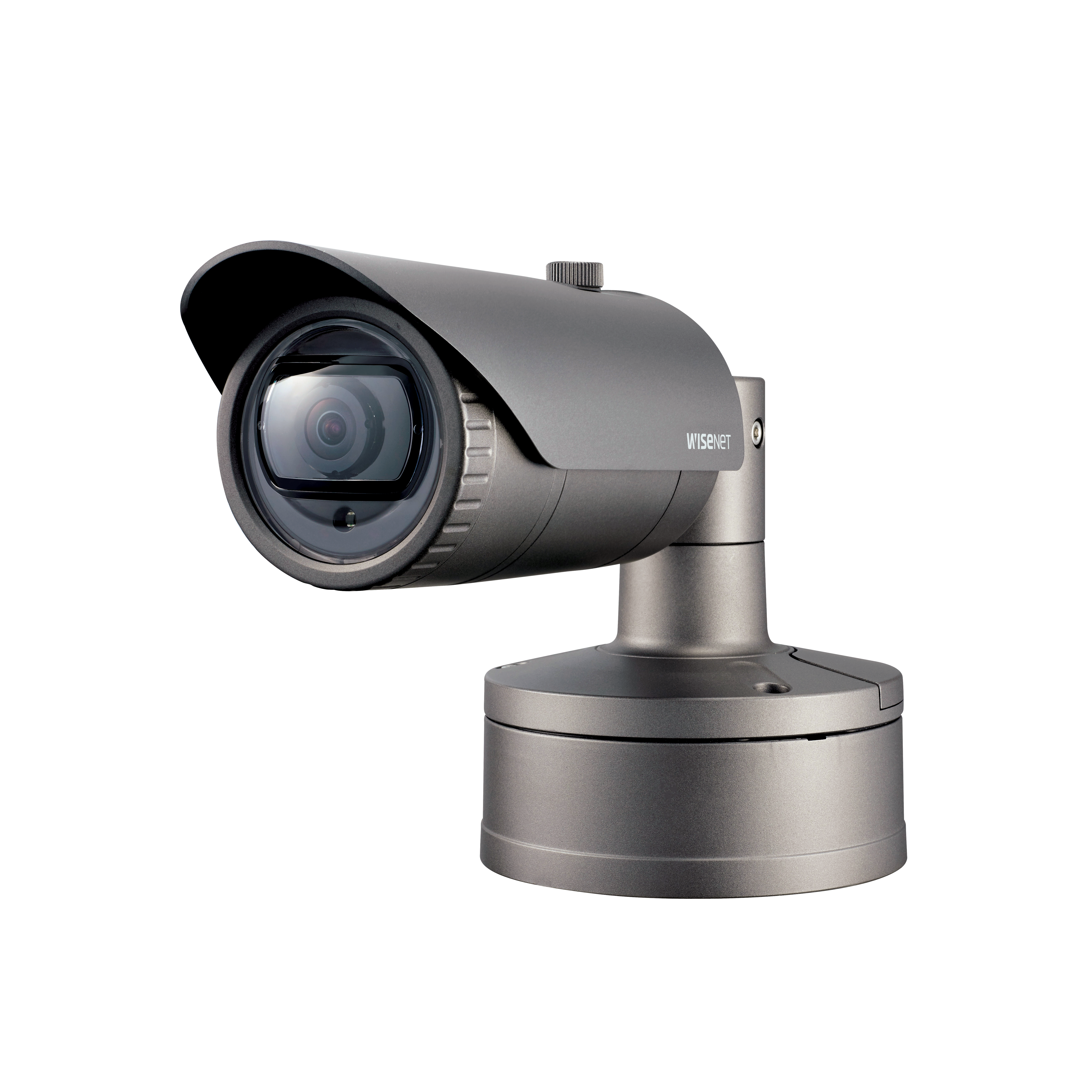 Wisenet XNO-6010R 2 Megapixel Outdoor HD Network Camera - Color, Monochrome - Bullet - 98 ft Night Vision - MJPEG, H.264, H.265, MPEG-4 AVC - 1920 x 1080 Fixed Lens - 60 fps - CMOS - Pole Mount