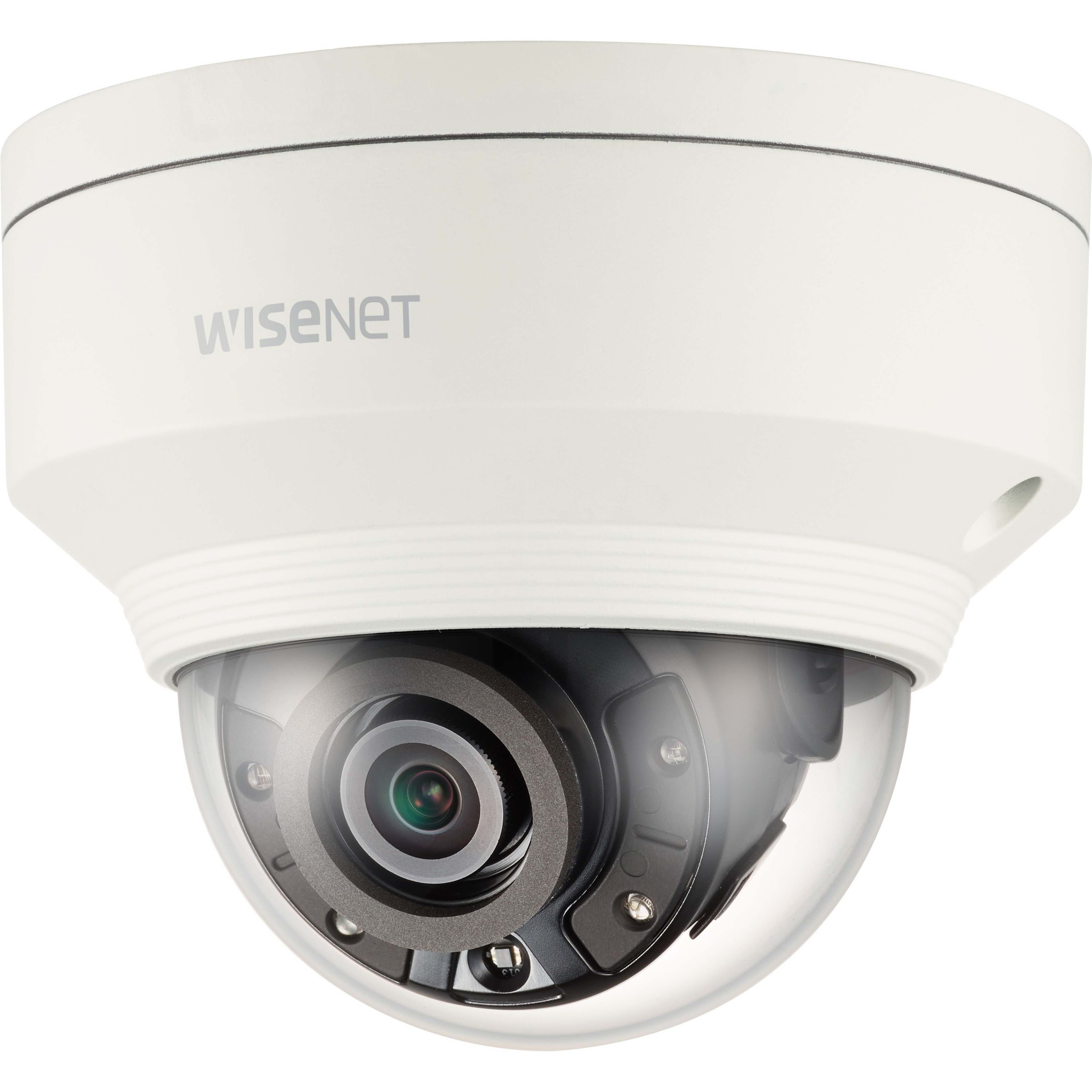 Wisenet XNV-6020R 2 Megapixel Outdoor HD Network Camera - Color, Monochrome - Dome - 98.43 ft - MJPEG, H.264, H.265, MPEG-4 AVC - 1920 x 1080 Fixed Lens - 60 fps - CMOS - Wall Mount, Parapet Mount, Pole Mount, Corner Mount
