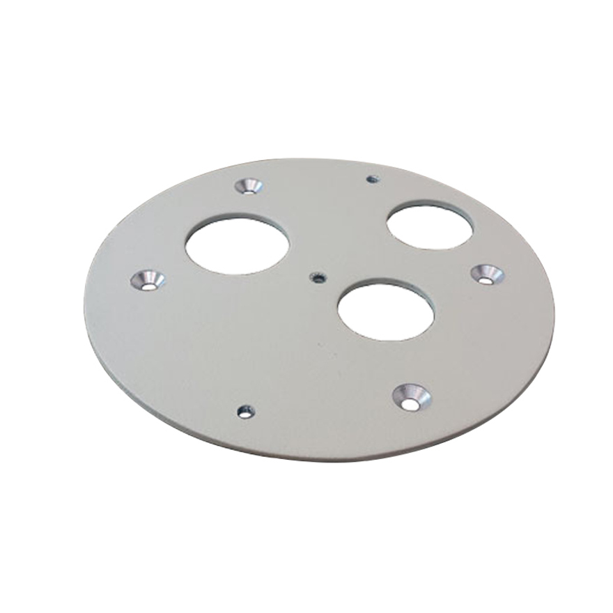 Hanwha Techwin SBP-B-100P Mounting Plate for Network Camera - Ivory - Aluminum