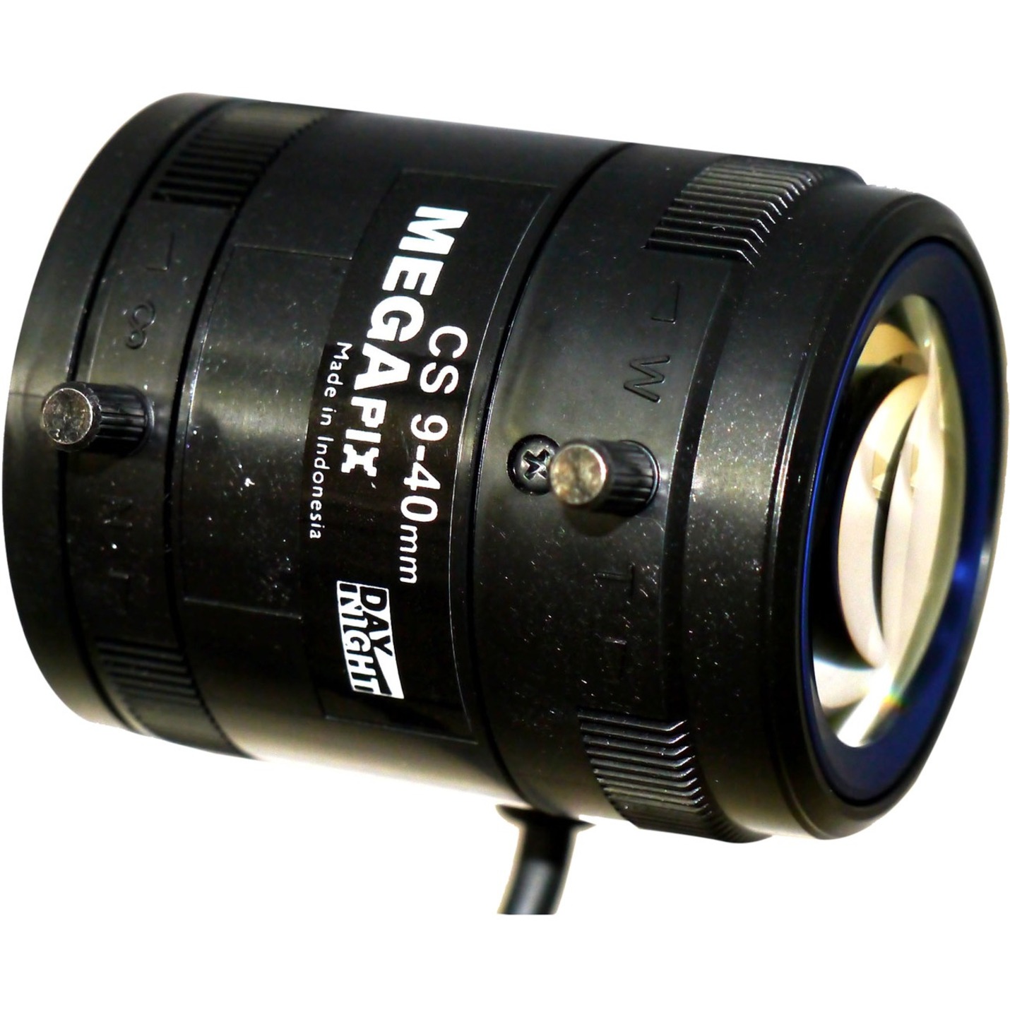 Wisenet SLA-T-M940DN - 9 mm to 40 mmf/1.5 - Varifocal Lens for CS Mount - Designed for Surveillance Camera - 4.4x Optical Zoom - 1.9" Length - 2.2" Diameter