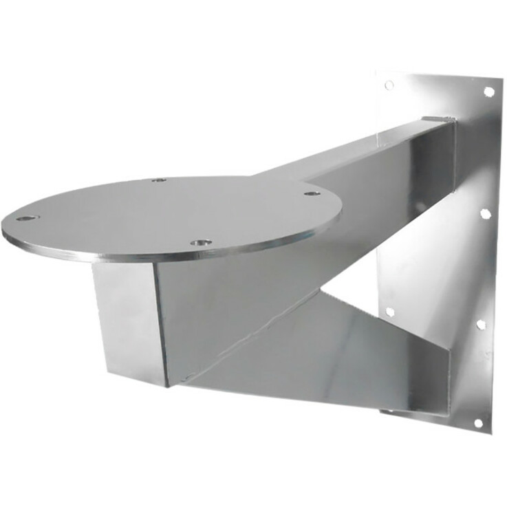 Hanwha Techwin HT-E-BPW6800 Wall Mount for Surveillance Camera - Polished Stainless Steel - 136.69 lb Load Capacity
