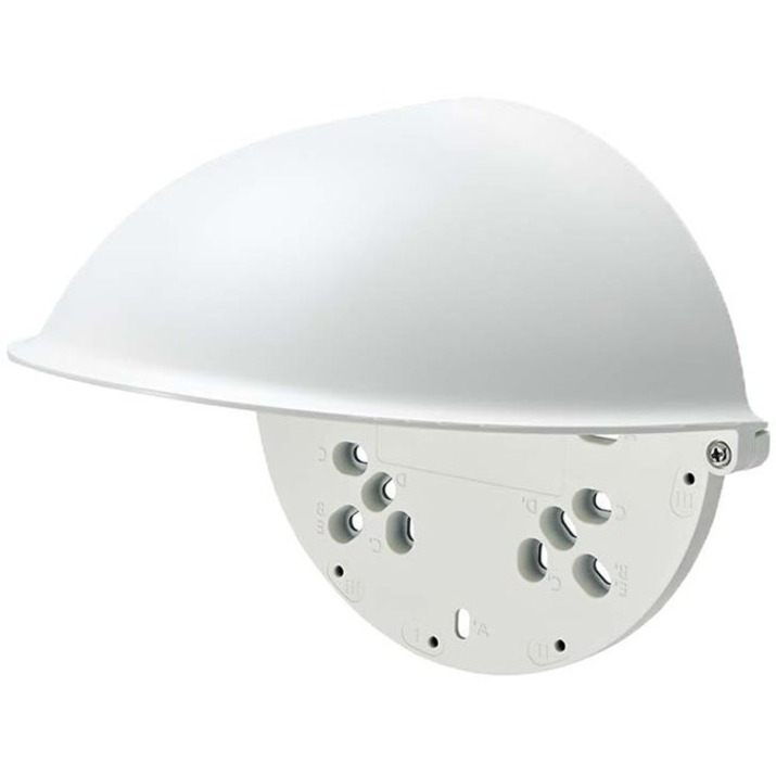 Hanwha Techwin Weather Cap - Easy Installation, Wall Mountable - Outdoor - Rain Resistant, Snow Resistant, Sunlight Resistant - Aluminum, Plastic, Polycarbonate - Ivory