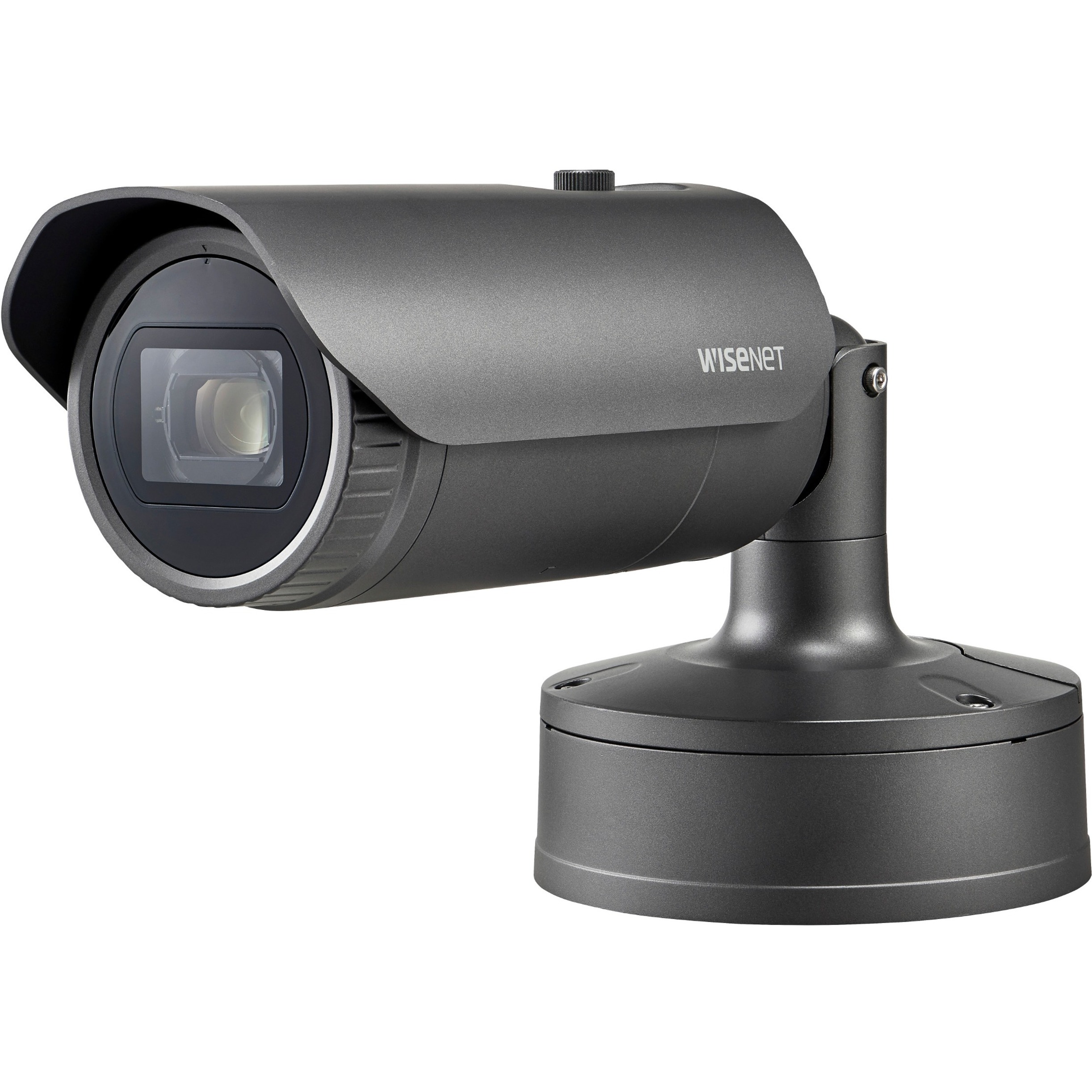 Wisenet XNO-6120R 2 Megapixel Indoor/Outdoor Full HD Network Camera - Color - Bullet - Dark Gray - 229.66 ft Infrared Night Vision - H.265, H.264 (MPEG-4 Part 10/AVC), MJPEG - 1920 x 1080 - 5.20 mm- 62.40 mm Varifocal Lens - 12x Optical - 60 fps - CMOS - Pole Mount - IK10 - IP66, IP67 - Vandal Resistant
