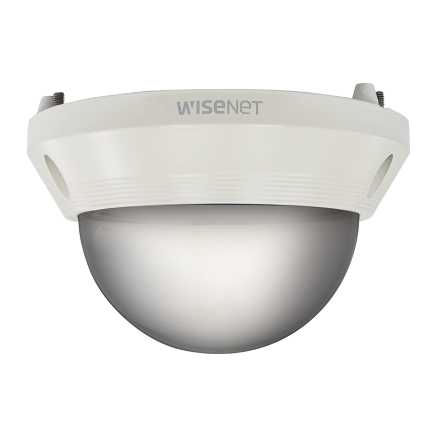 Hanwha Techwin Security Camera Dome Cover - Indoor, Surveillance - Smoke, Tinted