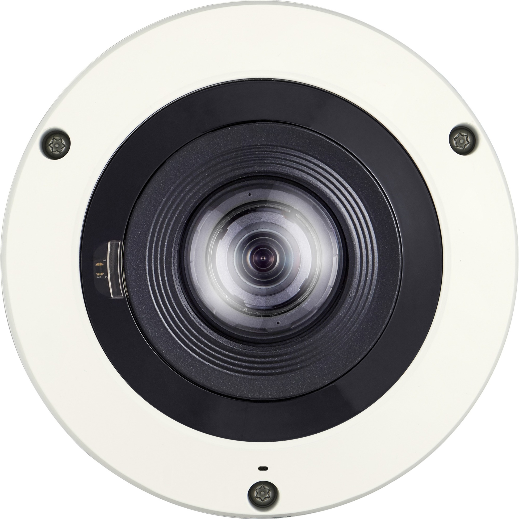 Wisenet XNF-8010RV 6 Megapixel Outdoor Network Camera - Color - Fisheye - 49.21 ft Infrared Night Vision - H.265, H.264, MJPEG - 2048 x 2048 - 1.60 mm Fixed Lens - 30 fps - CMOS - Gooseneck, Wall Mount, Pendant Mount, Parapet Mount, Ceiling Mount, Pole Mount, Corner Mount, Flush Mount - IK10 - IP66 - Vandal Resistant