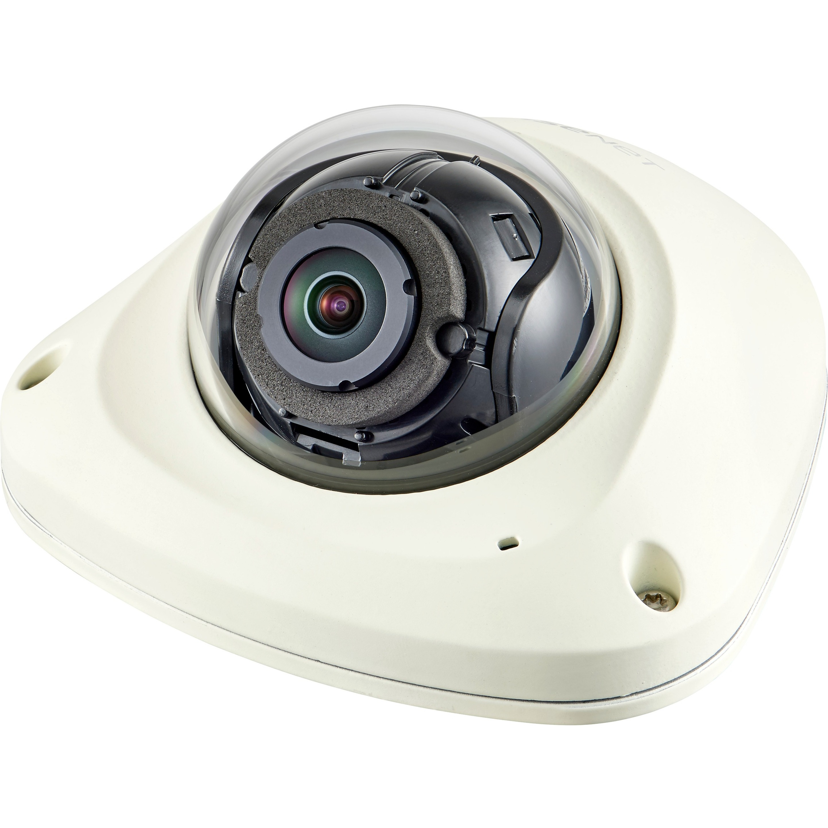 Wisenet XNV-6012 2 Megapixel HD Network Camera - Dome - Ivory - MJPEG, H.265, H.264 - 1920 x 1080 Fixed Lens - 60 fps - CMOS - Ceiling Mount, Wall Mount
