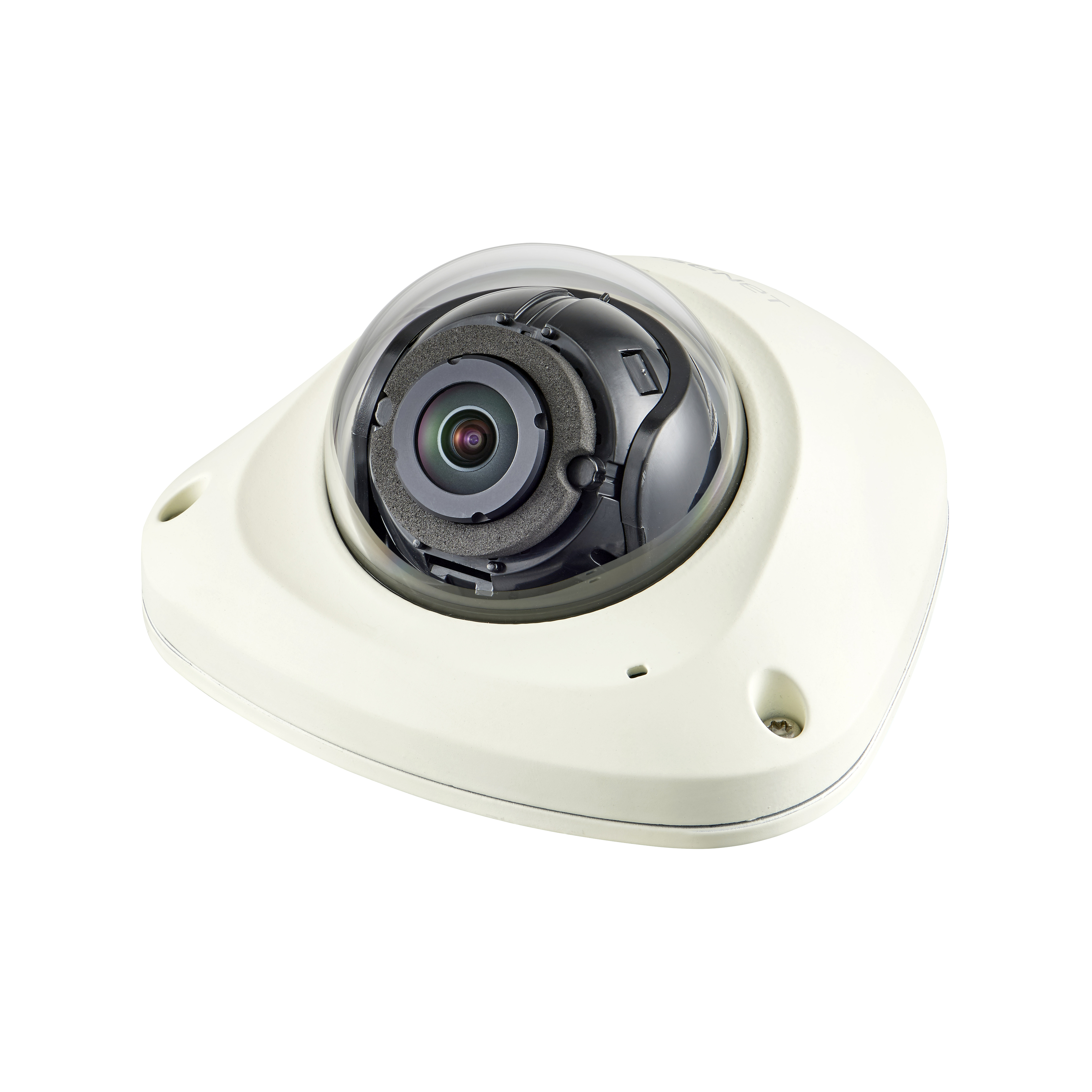 Wisenet XNV-6022RM 2 Megapixel Outdoor Full HD Network Camera - Color, Monochrome - Dome - Ivory - 49.21 ft Infrared Night Vision - H.264, MJPEG, MPEG-4 AVC, H.265 - 1920 x 1080 - 3.60 mm Fixed Lens - 60 fps - CMOS - Pole Mount - Vandal Resistant