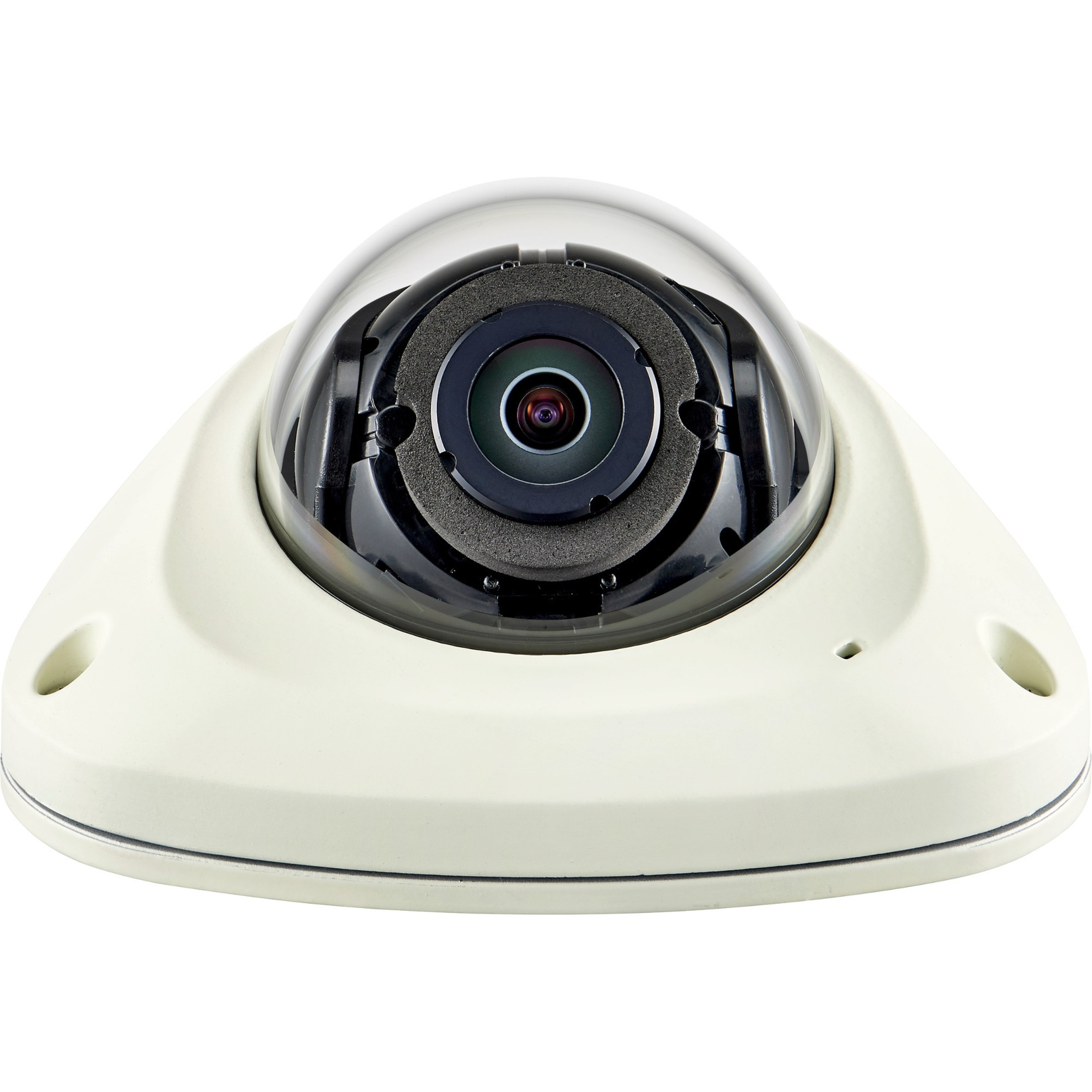 Hanwha Techwin XNV-6012M 2 Megapixel Outdoor Full HD Network Camera - Monochrome, Color - Dome - Ivory - H.264/MPEG-4 AVC, H.265 - 1920 x 1080 - 2.40 mm Fixed Lens - 60 fps - CMOS - Pole Mount - IK10 - IP66 - Vandal Resistant