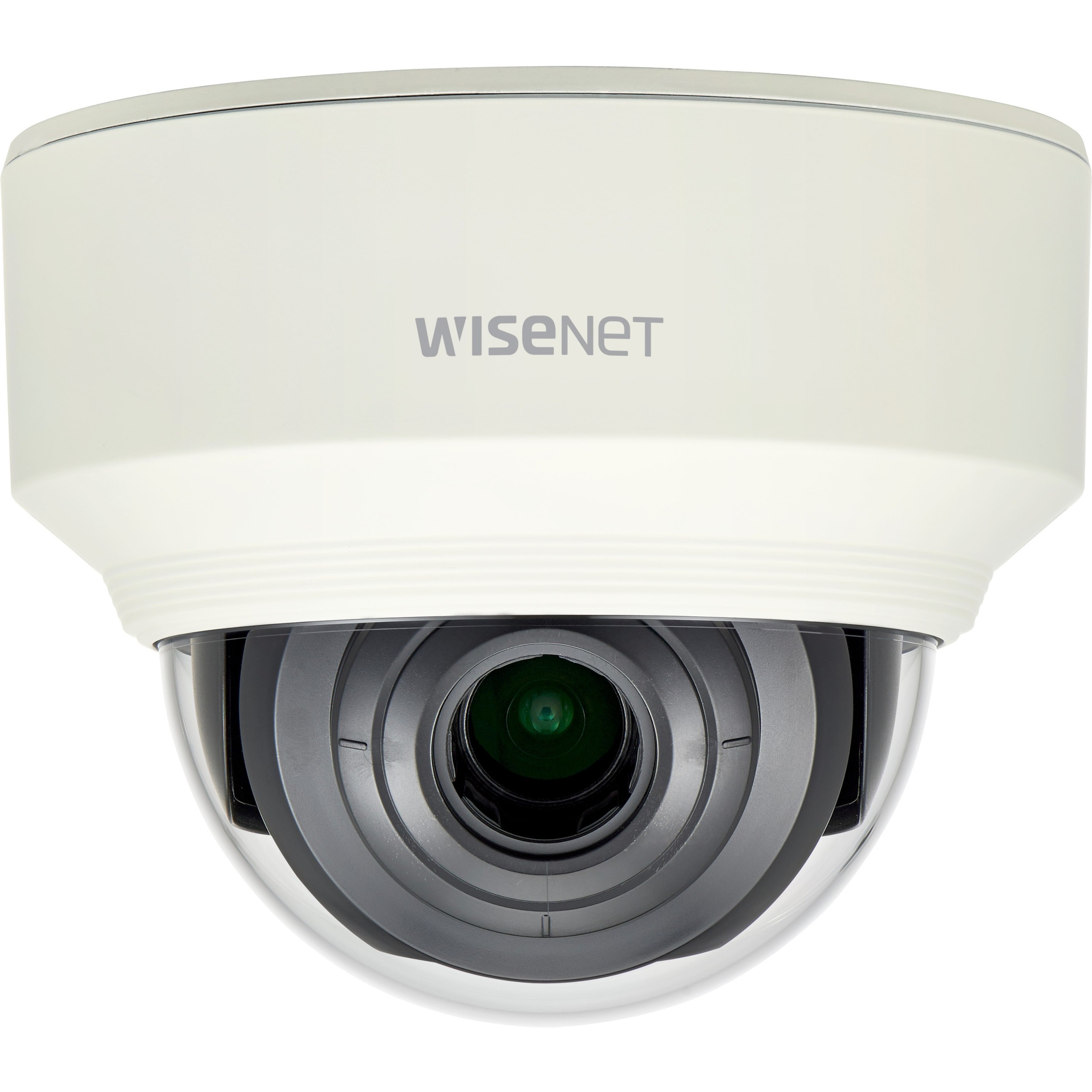 Wisenet XND-L6080V 2 Megapixel Indoor Full HD Network Camera - Color, Monochrome - Dome - Ivory - H.265, H.264, MJPEG, H.264/MPEG-4 AVC - 1920 x 1080 - 3.20 mm- 10 mm Varifocal Lens - 3.1x Optical - 60 fps - CMOS - Wall Mount, Box Mount, Pipe Mount, Pole Mount - IK08