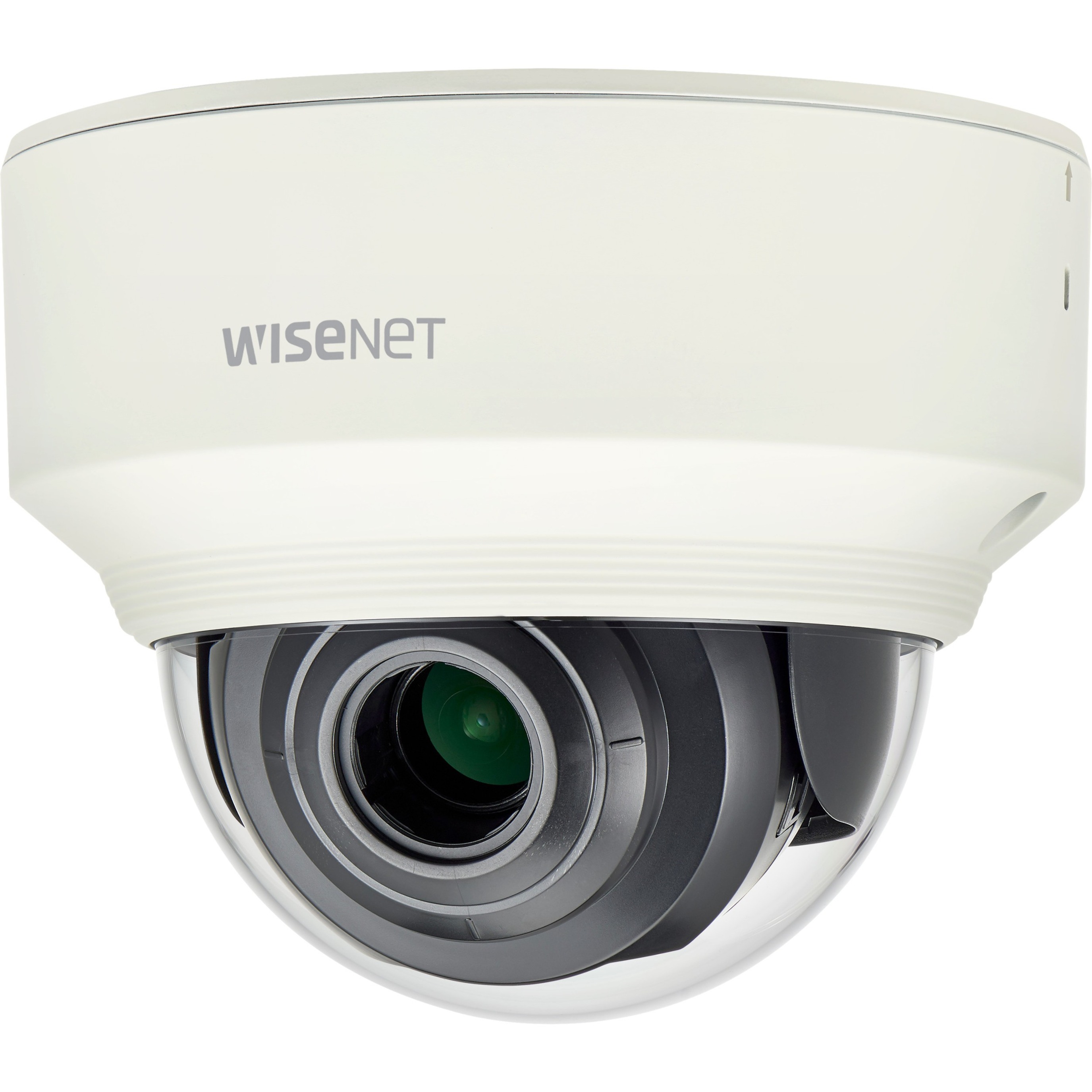 Wisenet XND-L6080V 2 Megapixel Indoor Full HD Network Camera - Color, Monochrome - Dome - Ivory - H.265, H.264, MJPEG, H.264/MPEG-4 AVC - 1920 x 1080 - 3.20 mm- 10 mm Varifocal Lens - 3.1x Optical - 60 fps - CMOS - Wall Mount, Box Mount, Pipe Mount, Pole Mount - IK08