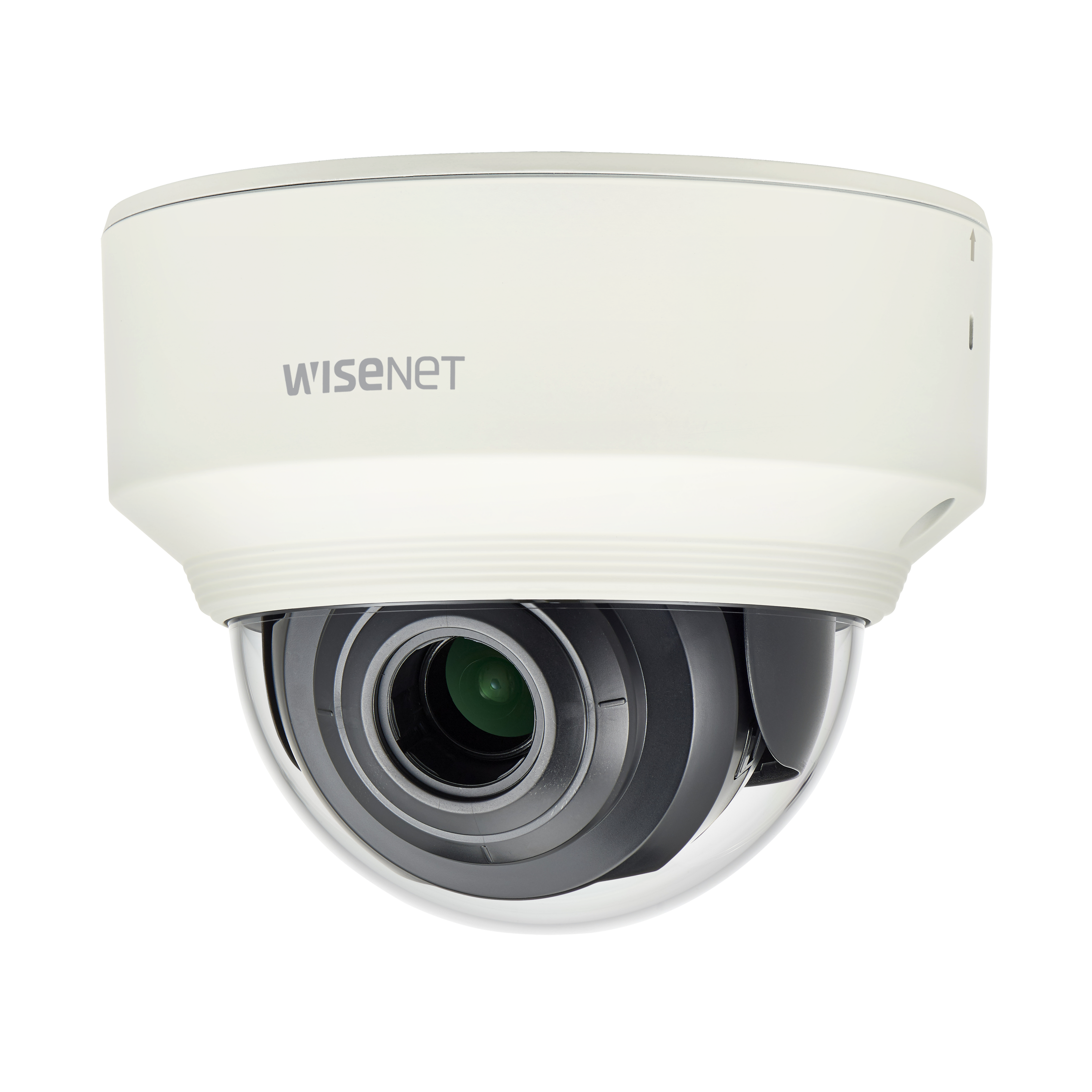 Wisenet XND-L6080V 2 Megapixel Indoor Full HD Network Camera - Color, Monochrome - Dome - Ivory - H.265, H.264, MJPEG, H.264/MPEG-4 AVC - 1920 x 1080 - 3.20 mm- 10 mm Varifocal Lens - 3.1x Optical - 60 fps - CMOS - Wall Mount, Box Mount, Pipe Mount, Pole Mount - IK08