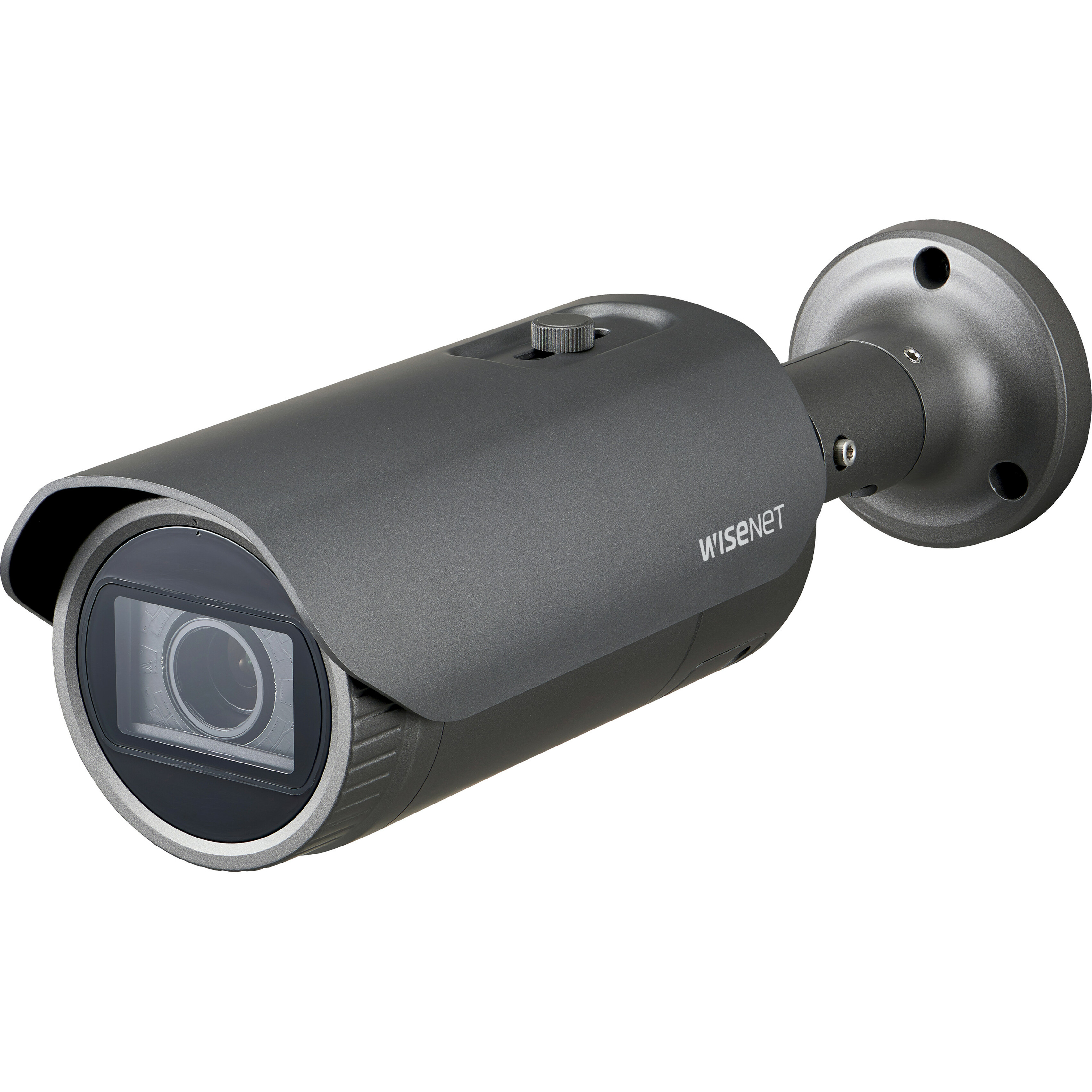 Wisenet XNO-L6080R 2 Megapixel Outdoor Full HD Network Camera - Color, Monochrome - Bullet - 98.43 ft Infrared Night Vision - H.265, H.264, MJPEG, H.264/MPEG-4 AVC - 1920 x 1080 - 3.20 mm- 10 mm Varifocal Lens - 3.1x Optical - 60 fps - CMOS - Box Mount, Pole Mount - IK10 - IP66