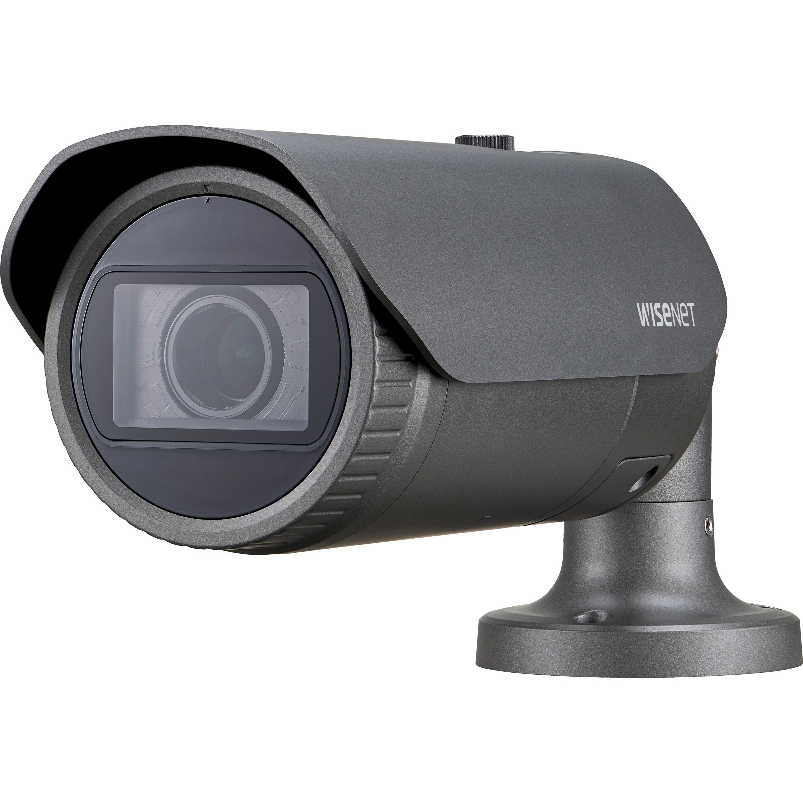 Wisenet XNO-L6080R 2 Megapixel Outdoor Full HD Network Camera - Color, Monochrome - Bullet - 98.43 ft Infrared Night Vision - H.265, H.264, MJPEG, H.264/MPEG-4 AVC - 1920 x 1080 - 3.20 mm- 10 mm Varifocal Lens - 3.1x Optical - 60 fps - CMOS - Box Mount, Pole Mount - IK10 - IP66