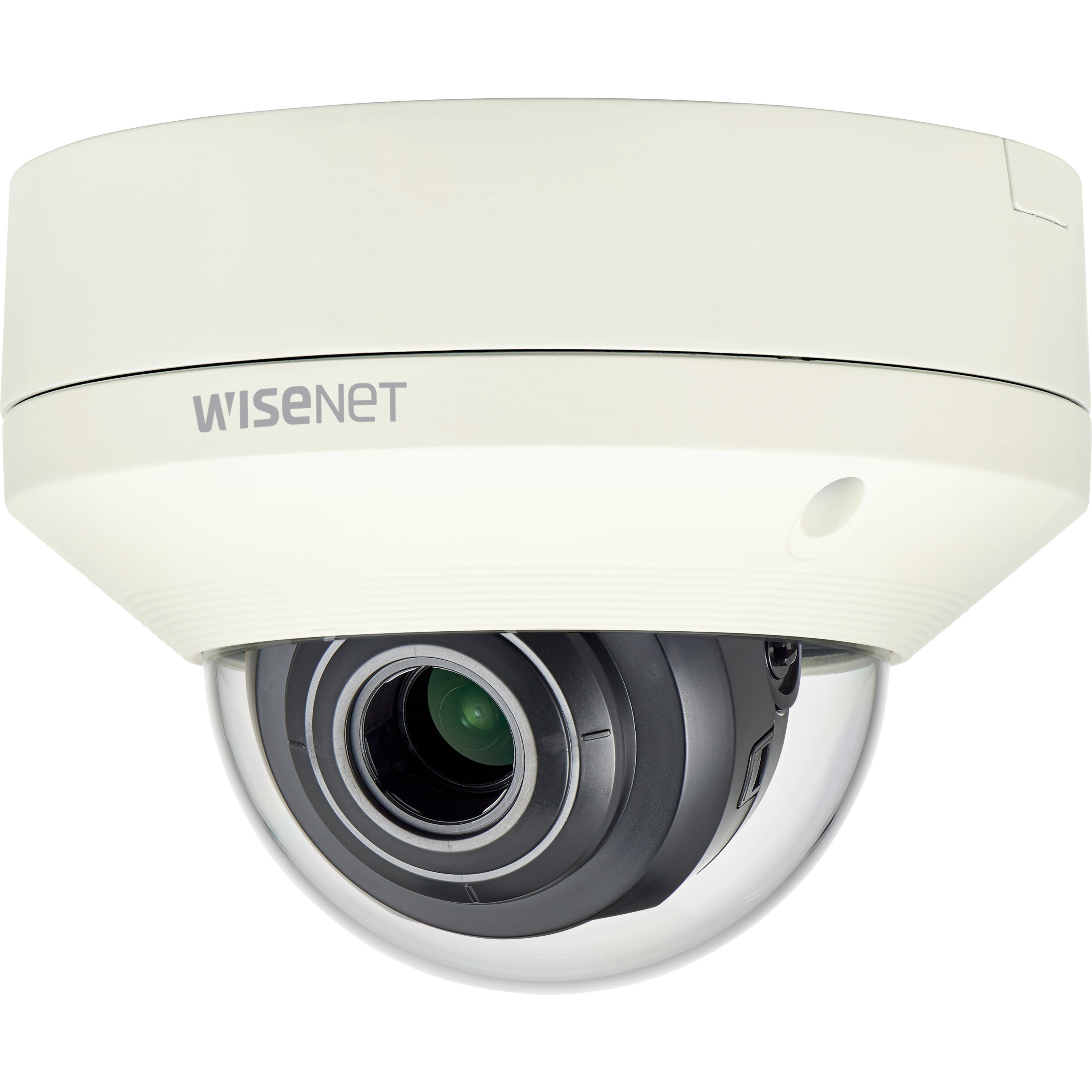 Wisenet XNV-L6080 2 Megapixel Outdoor Full HD Network Camera - Color, Monochrome - Dome - Ivory - H.265, H.264, MJPEG, H.264/MPEG-4 AVC - 1920 x 1080 - 3.20 mm- 10 mm Varifocal Lens - 3.1x Optical - 60 fps - CMOS - Pipe Mount, Wall Mount, Box Mount, Ceiling Mount - IK10 - IP66 - Vandal Resistant