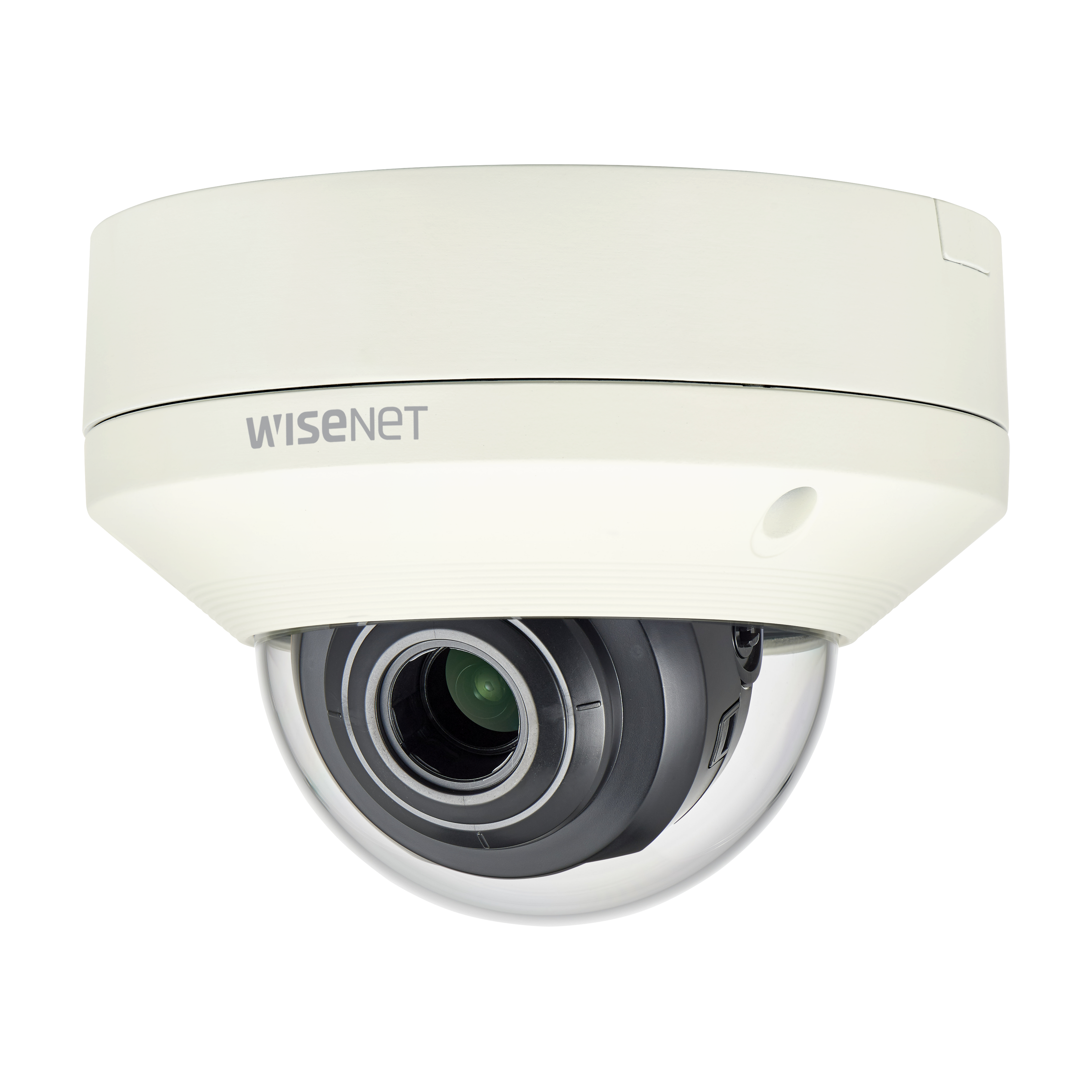 Wisenet XNV-L6080 2 Megapixel Outdoor Full HD Network Camera - Color, Monochrome - Dome - Ivory - H.265, H.264, MJPEG, H.264/MPEG-4 AVC - 1920 x 1080 - 3.20 mm- 10 mm Varifocal Lens - 3.1x Optical - 60 fps - CMOS - Pipe Mount, Wall Mount, Box Mount, Ceiling Mount - IK10 - IP66 - Vandal Resistant