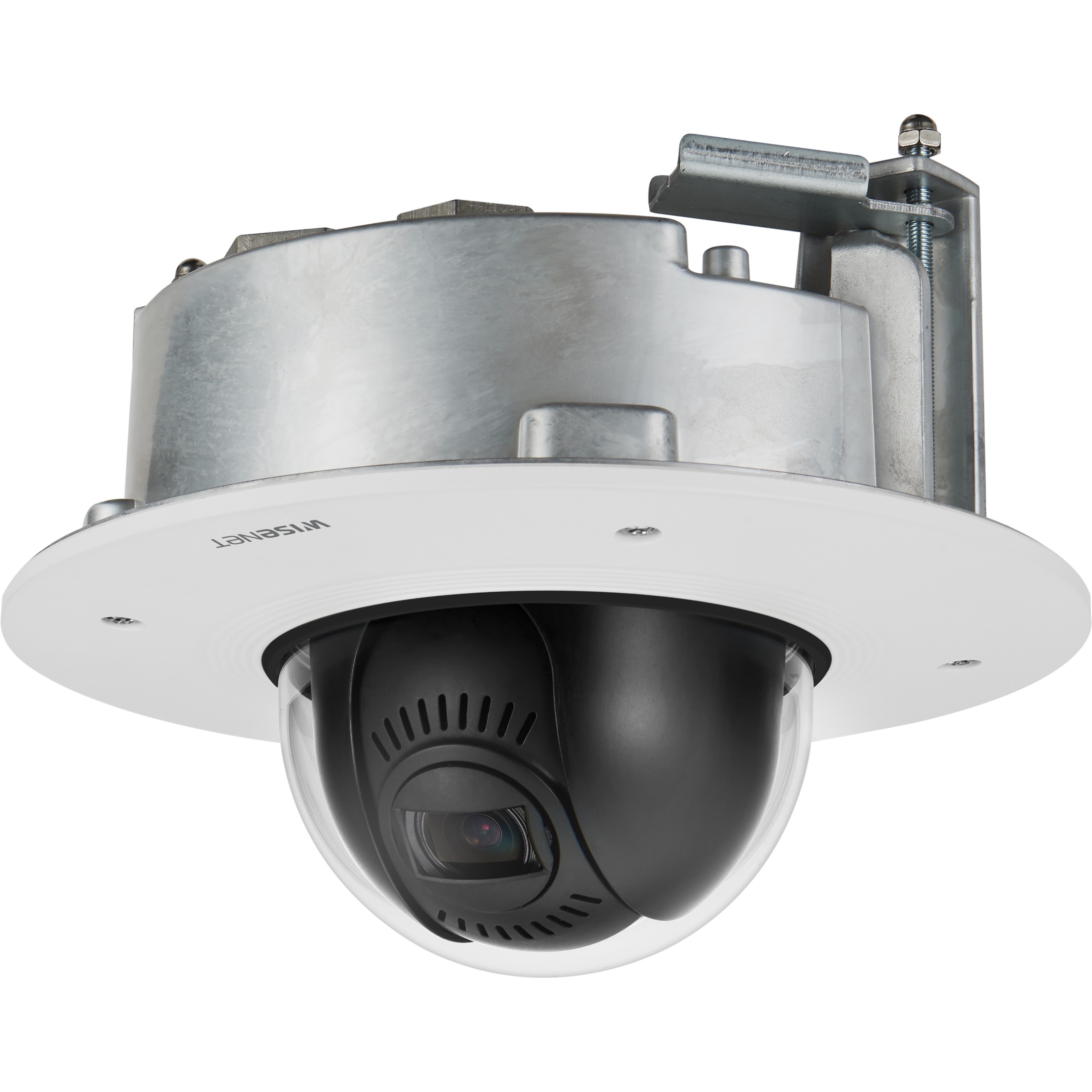 Wisenet XND-6081FZ 2 Megapixel Indoor HD Network Camera - Color, Monochrome - Dome - White - MJPEG, H.264, H.265 - 1920 x 1080 - 2.80 mm- 12 mm Zoom Lens - 4.3x Optical - 60 fps - CMOS - Flush Mount