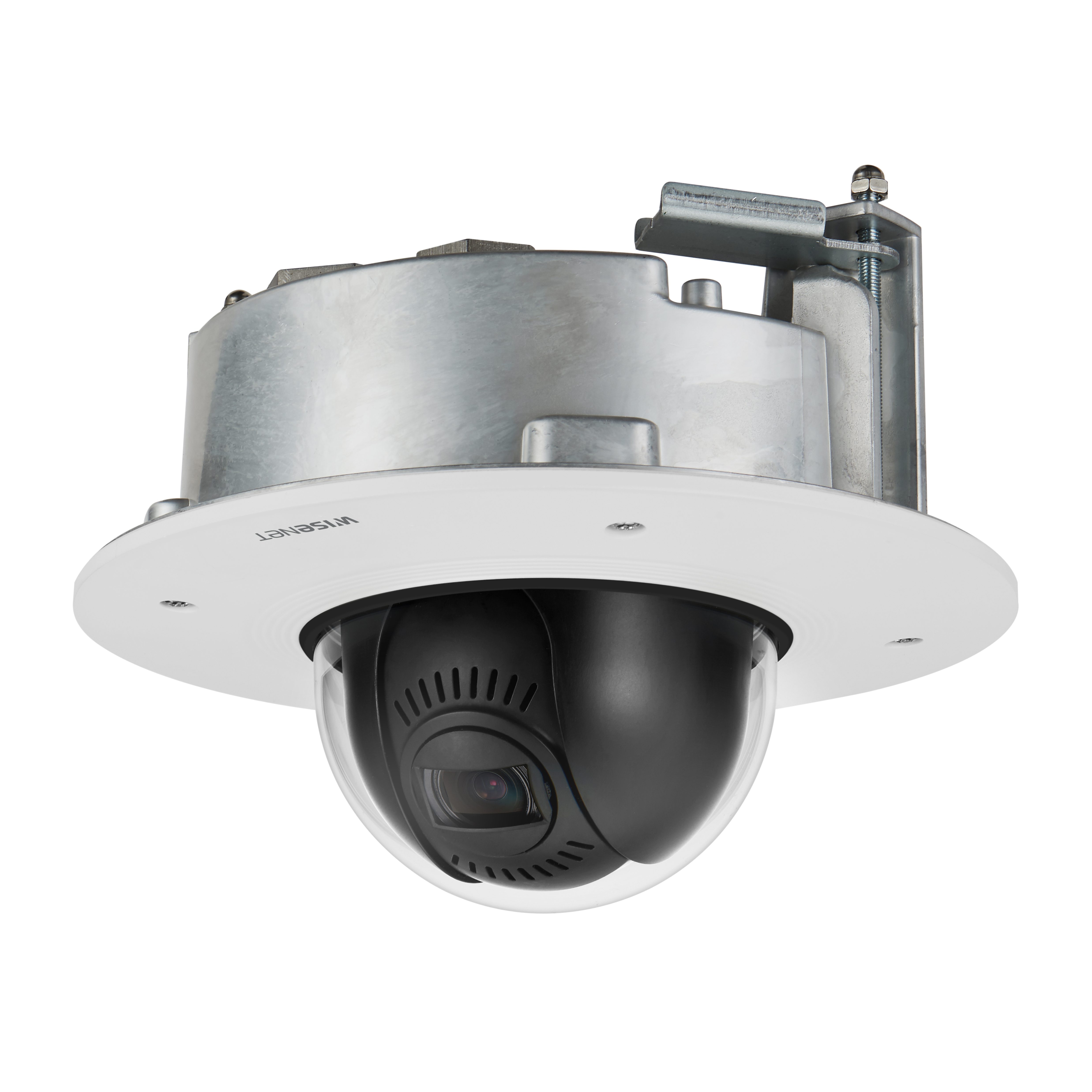 Wisenet XND-6081FZ 2 Megapixel Indoor HD Network Camera - Color, Monochrome - Dome - White - MJPEG, H.264, H.265 - 1920 x 1080 - 2.80 mm- 12 mm Zoom Lens - 4.3x Optical - 60 fps - CMOS - Flush Mount