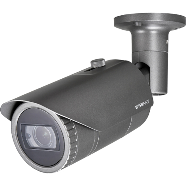 Wisenet SCO-6085R 2 Megapixel HD Surveillance Camera - Monochrome, Color - Bullet - Dark Gray - 98.43 ft - 1920 x 1080 - 3.20 mm- 10 mm Zoom Lens - 3.1x Optical - CMOS - Pole Mount - Weather Proof