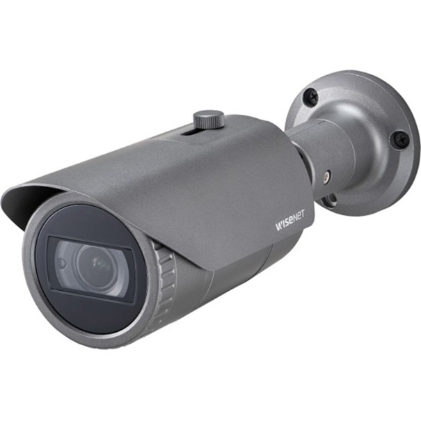 Wisenet SCO-6085R 2 Megapixel HD Surveillance Camera - Monochrome, Color - Bullet - Dark Gray - 98.43 ft - 1920 x 1080 - 3.20 mm- 10 mm Zoom Lens - 3.1x Optical - CMOS - Pole Mount - Weather Proof