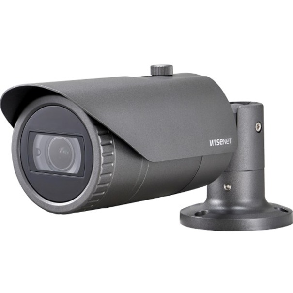 Wisenet SCO-6085R 2 Megapixel HD Surveillance Camera - Monochrome, Color - Bullet - Dark Gray - 98.43 ft - 1920 x 1080 - 3.20 mm- 10 mm Zoom Lens - 3.1x Optical - CMOS - Pole Mount - Weather Proof