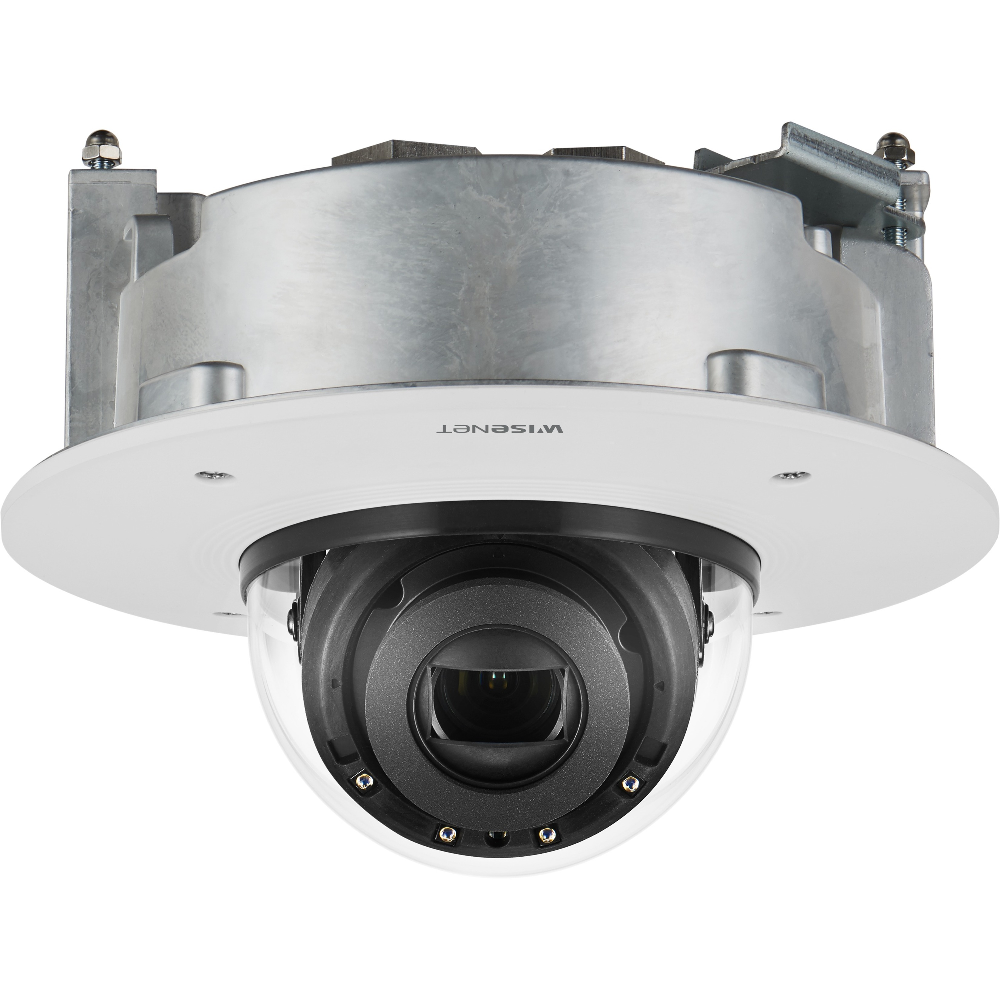 Wisenet XND-6081RF 2 Megapixel Full HD Network Camera - Monochrome, Color - Dome - White - 164.04 ft Infrared Night Vision - MJPEG, H.264, H.265 - 1920 x 1080 - 2.80 mm- 12 mm Varifocal Lens - 4.3x Optical - 60 fps - CMOS - Flush Mount - IK10 - IP52