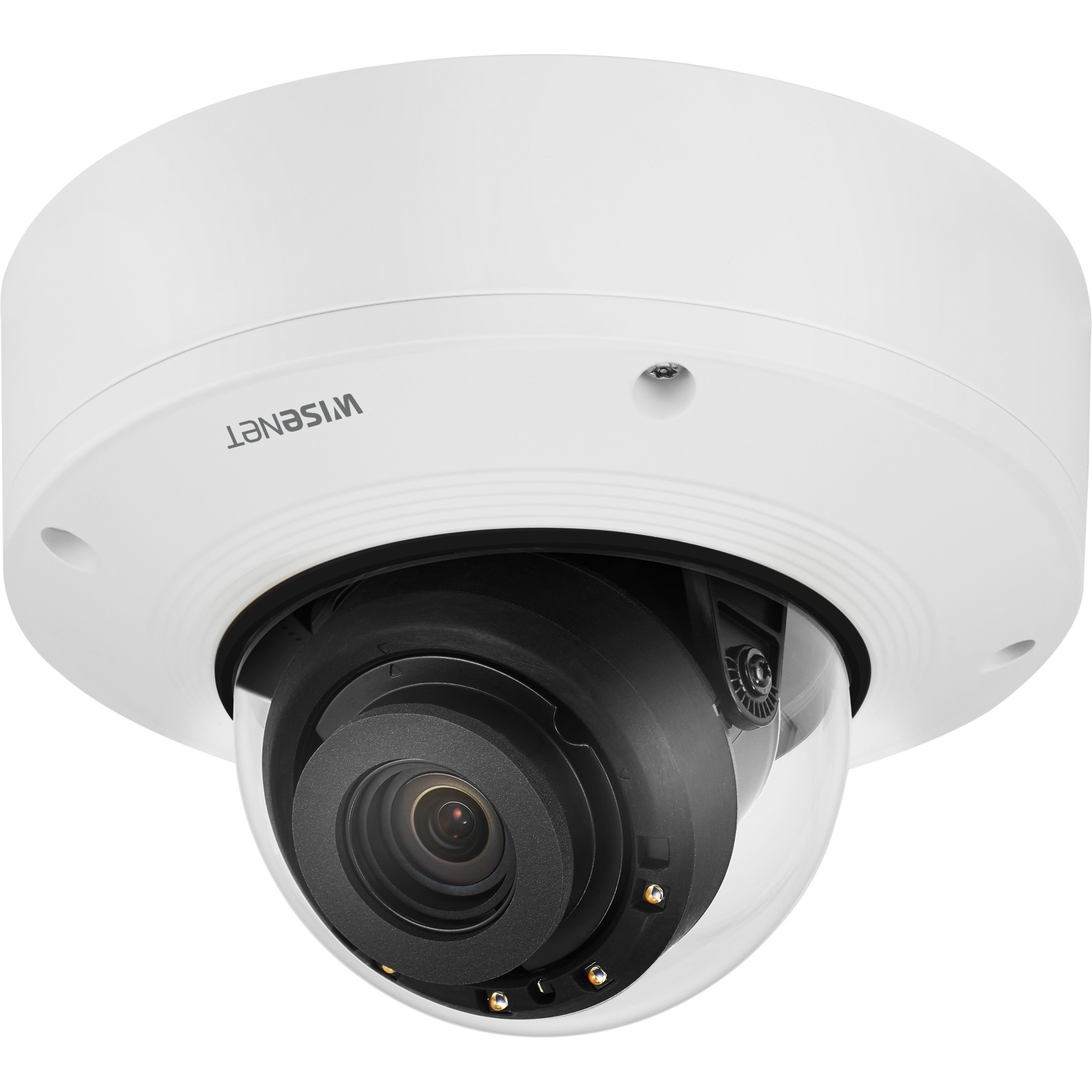 Wisenet XNV-8081R 5 Megapixel Outdoor Network Camera - Color - Dome - White - 164.04 ft Infrared Night Vision - MJPEG, H.264, H.265 - 2560 x 1920 - 3.90 mm- 9.40 mm Varifocal Lens - 2.6x Optical - 30 fps - CMOS - Hanging Mount, Pendant Mount, Wall Mount, Pole Mount, Box Mount, Parapet Mount, Gooseneck - IK10+ - IP66, IP67, IP6K9K - Vandal Resistant