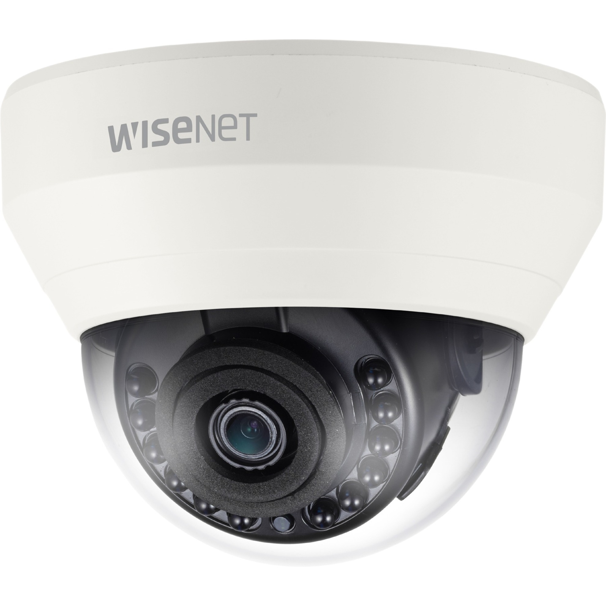 Wisenet HCD-6020R HD Surveillance Camera - Color - Dome - Ivory - 65.62 ft - 1920 x 1080 - 4 mm Fixed Lens - CMOS - Wall Mount
