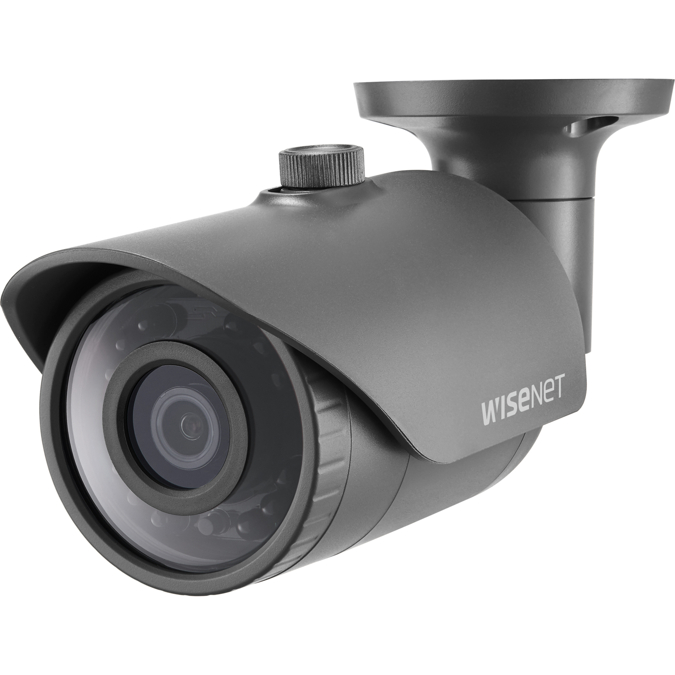 Wisenet HCO-6020R 2 Megapixel Outdoor HD Surveillance Camera - Bullet - Dark Gray - 98.43 ft - 1920 x 1080 Fixed Lens - CMOS - Pole Mount, Backbox Mount - Weather Resistant