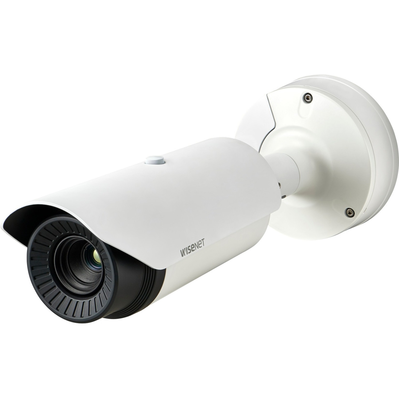 Wisenet TNO-4040TR HD Network Camera - Color - Signal White - H.265, H.264, MJPEG Fixed Lens - 30 fps - Pole Mount - IK10 - IP66