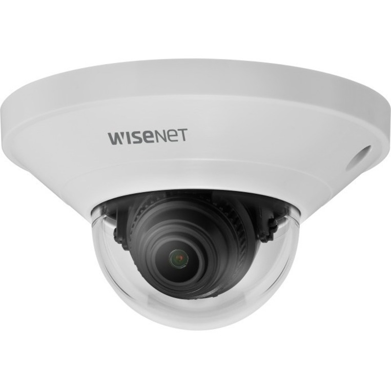 Wisenet QND-8011 5 Megapixel Indoor Network Camera - Dome - White - MJPEG, H.264, H.265 - 2592 x 1944 - 2.80 mm Fixed Lens - 30 fps - CMOS - HDMI - Wall Mount, Gang Box Mount