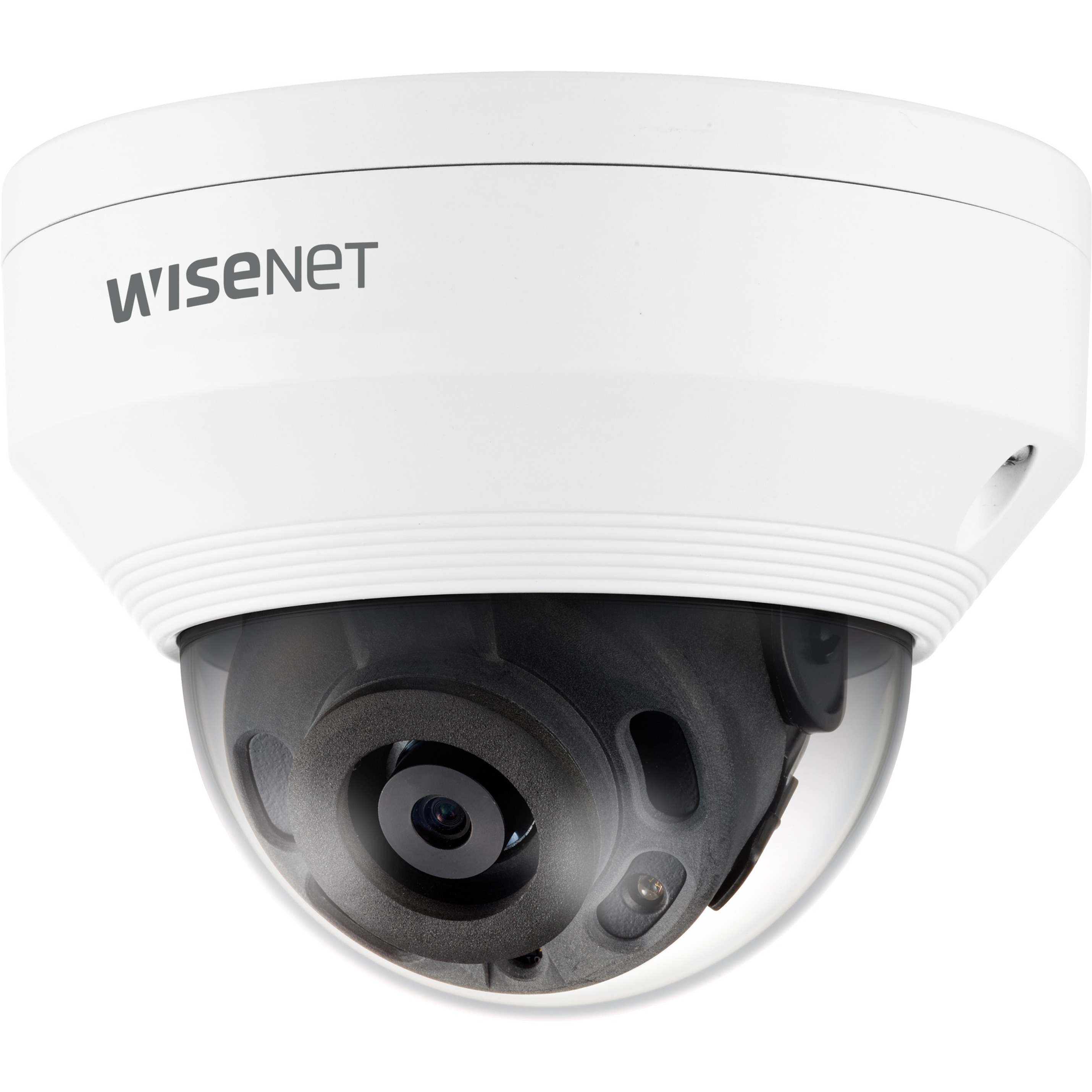 Wisenet QNV-8020R 5 Megapixel Network Camera - Dome - White - 82.02 ft Infrared Night Vision - H.265, H.264, MJPEG - 2592 x 1944 Fixed Lens - 30 fps - CMOS - Ceiling Mount, Wall Mount