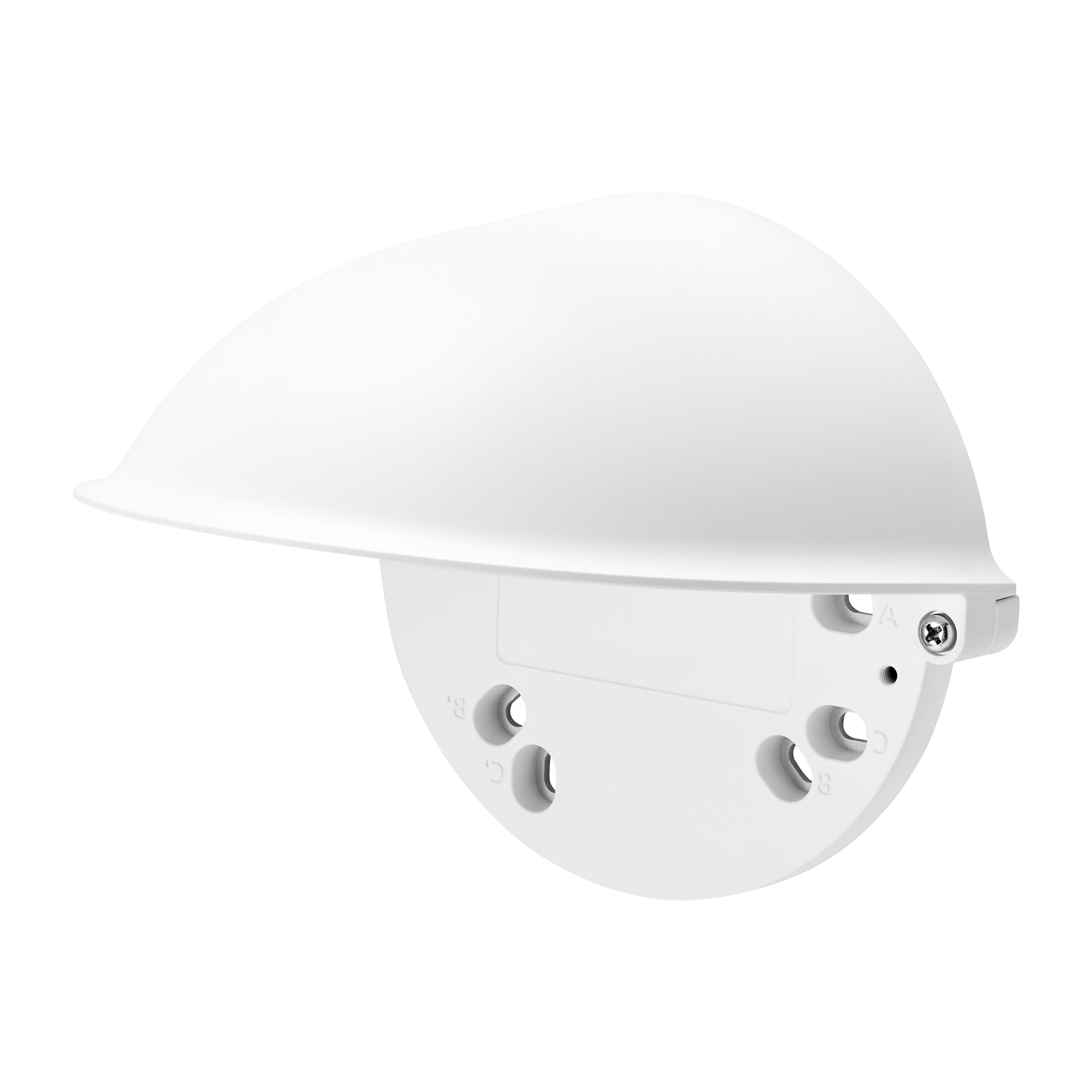 Hanwha Techwin Weather Cap (White) - Wall Mountable - Outdoor - Weather Proof - Aluminum - White