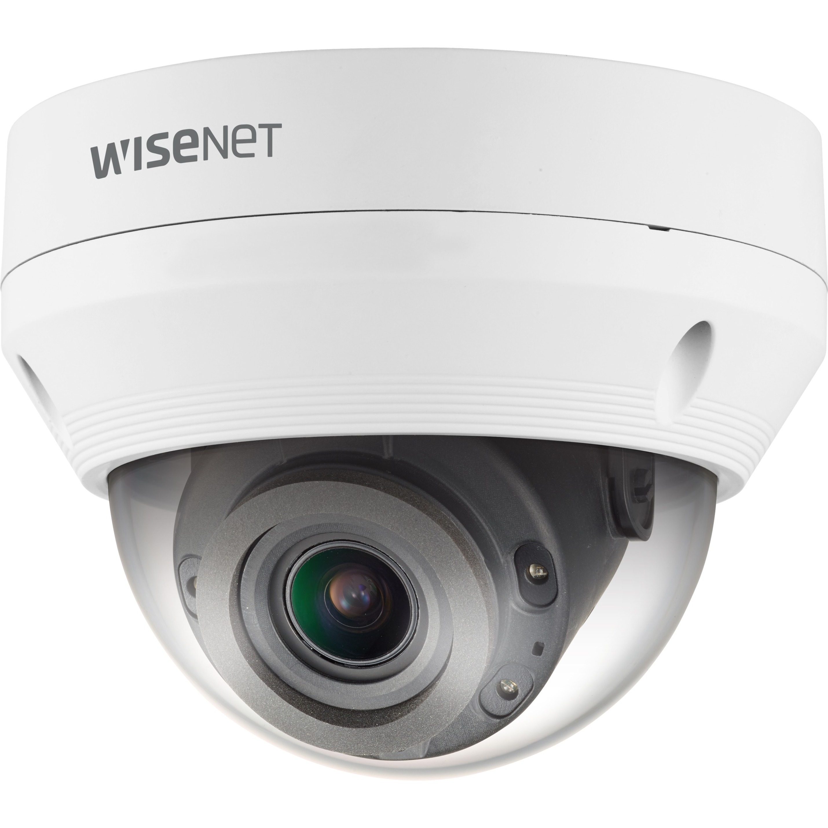 Wisenet QNV-6082R 2 Megapixel Full HD Network Camera - Dome - White - 98.43 ft Infrared Night Vision - H.265, H.264, MJPEG - 1920 x 1080 - 3.20 mm- 10 mm Zoom Lens - 3.1x Optical - 30 fps - CMOS - Ceiling Mount, Wall Mount