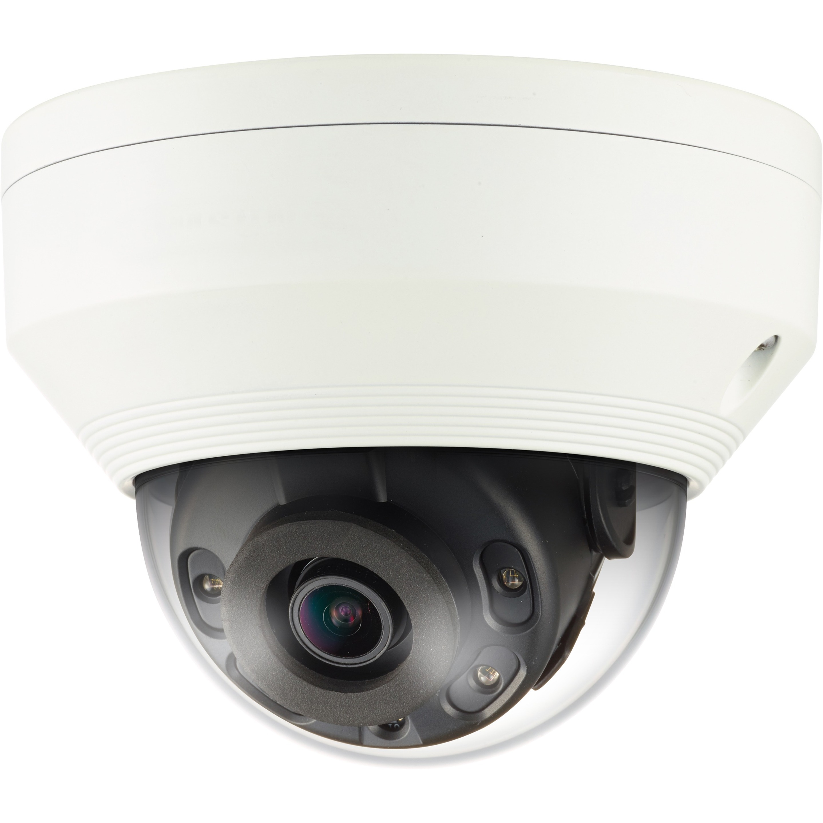 Wisenet QNV-6012R 2 Megapixel Full HD Network Camera - Color - Dome - White - 65.62 ft Infrared Night Vision - H.265, MJPEG, H.264 - 1920 x 1080 - 2.80 mm Fixed Lens - 30 fps - CMOS - Ceiling Mount, Wall Mount - IK10 - IP66