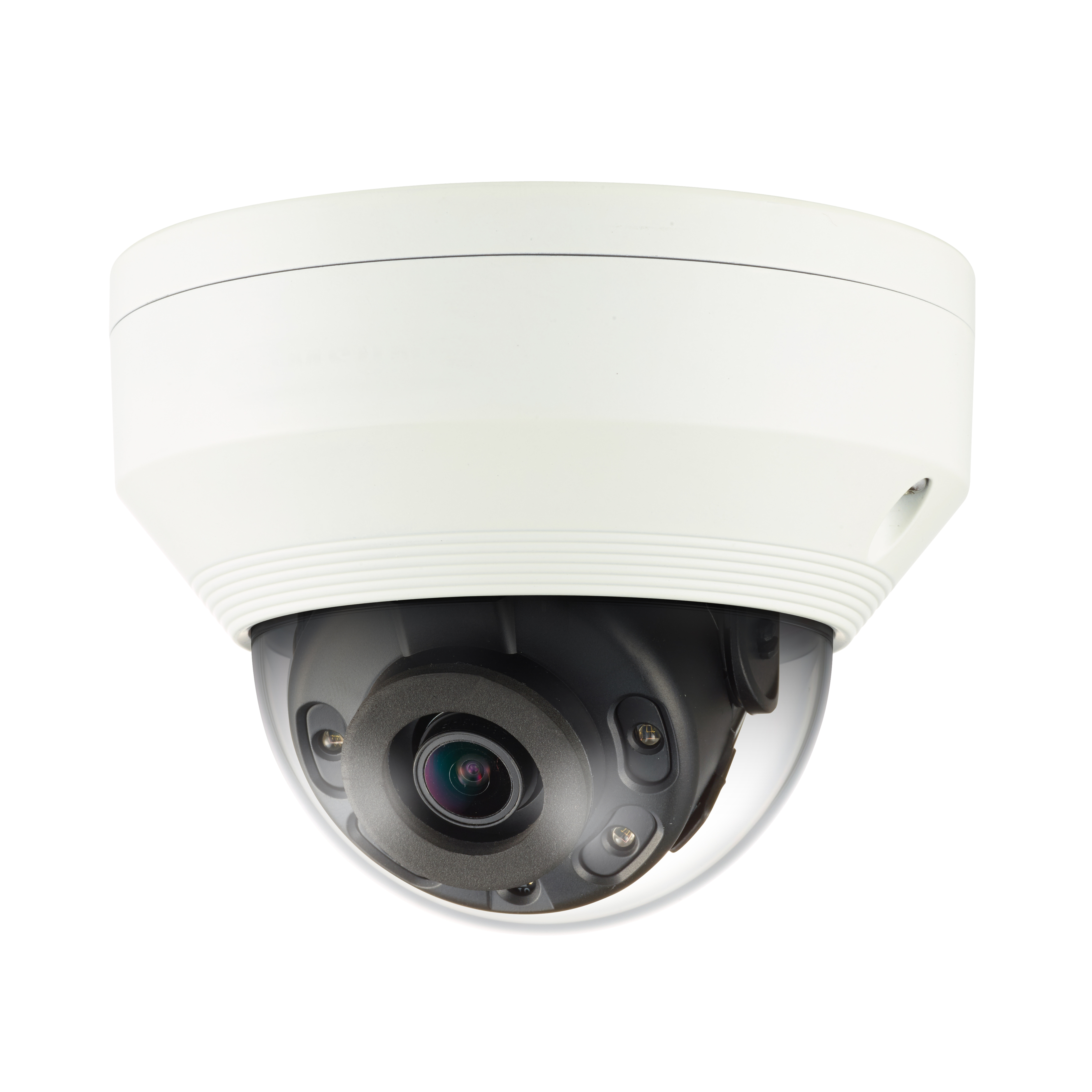 Wisenet QNV-6012R 2 Megapixel Full HD Network Camera - Color - Dome - White - 65.62 ft Infrared Night Vision - H.265, MJPEG, H.264 - 1920 x 1080 - 2.80 mm Fixed Lens - 30 fps - CMOS - Ceiling Mount, Wall Mount - IK10 - IP66