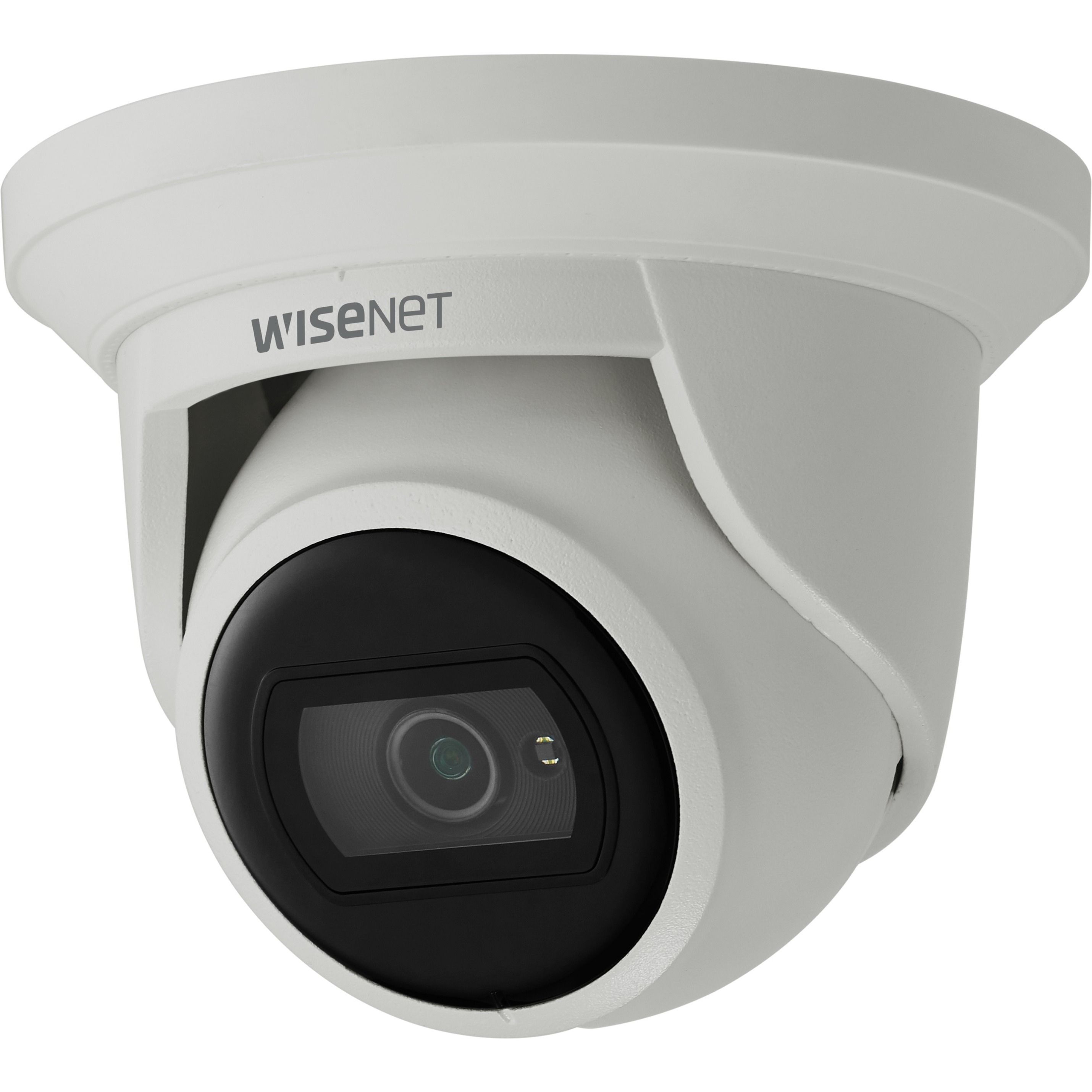 Wisenet QNE-8011R 5 Megapixel Outdoor Network Camera - Color - Dome - White - 65.62 ft Infrared Night Vision - MJPEG, H.264, H.265, H.264M, H.264H - 2592 x 1944 - 2.80 mm Fixed Lens - 30 fps - CMOS - Hanging Mount, Wall Mount, Box Mount - IK10 - IP67