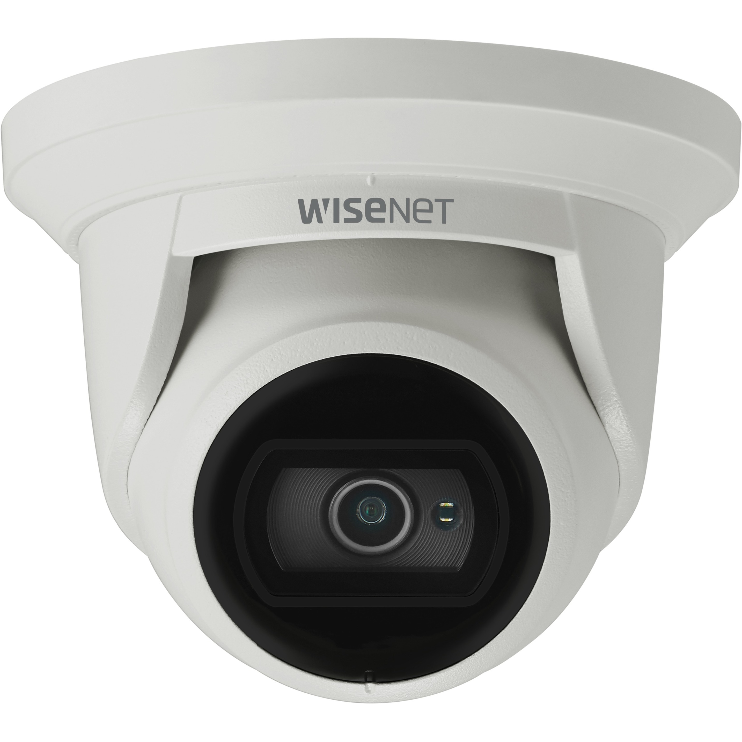 Wisenet QNE-8011R 5 Megapixel Outdoor Network Camera - Color - Dome - White - 65.62 ft Infrared Night Vision - MJPEG, H.264, H.265, H.264M, H.264H - 2592 x 1944 - 2.80 mm Fixed Lens - 30 fps - CMOS - Hanging Mount, Wall Mount, Box Mount - IK10 - IP67