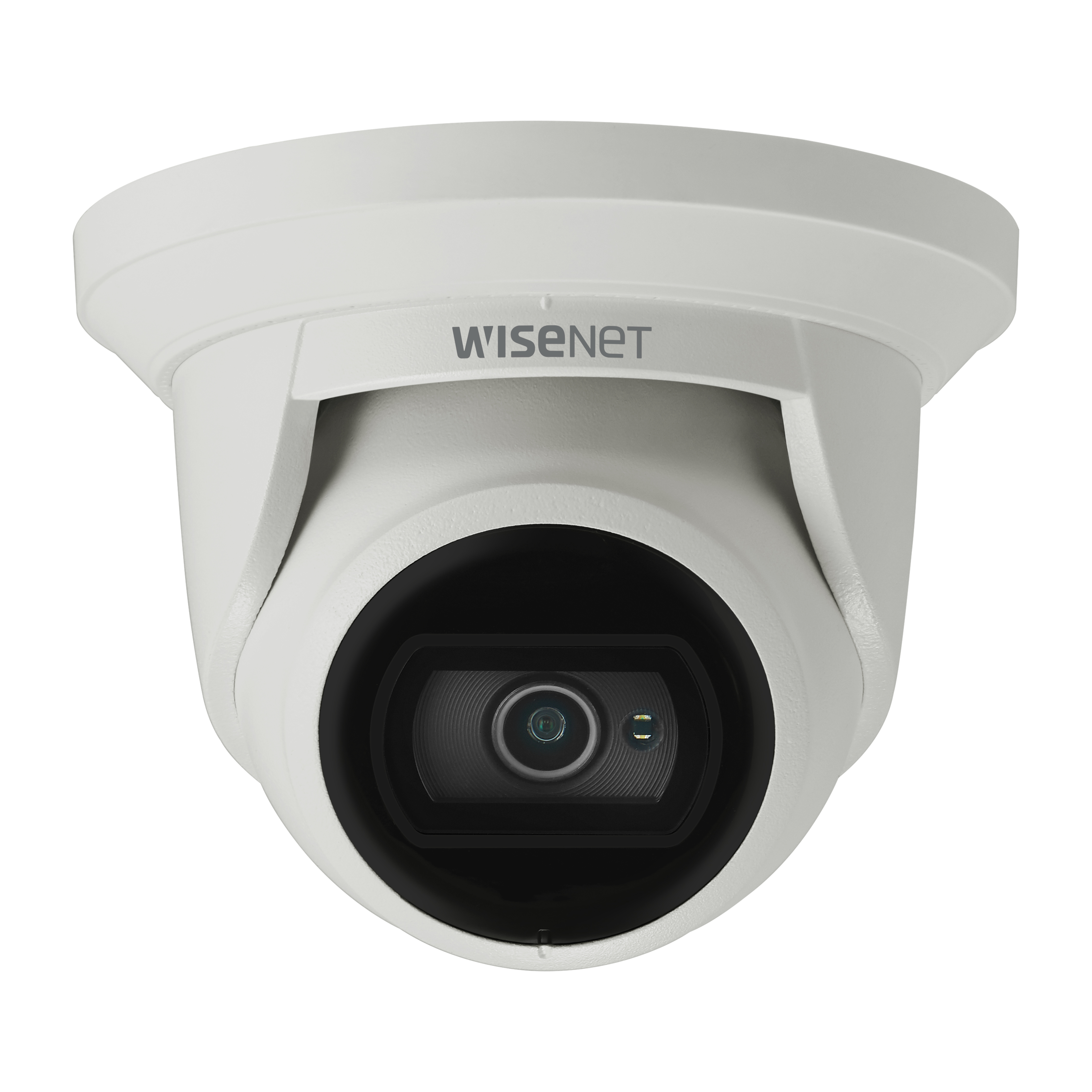 Wisenet QNE-8011R 5 Megapixel Outdoor Network Camera - Color - Dome - White - 65.62 ft Infrared Night Vision - MJPEG, H.264, H.265, H.264M, H.264H - 2592 x 1944 - 2.80 mm Fixed Lens - 30 fps - CMOS - Hanging Mount, Wall Mount, Box Mount - IK10 - IP67