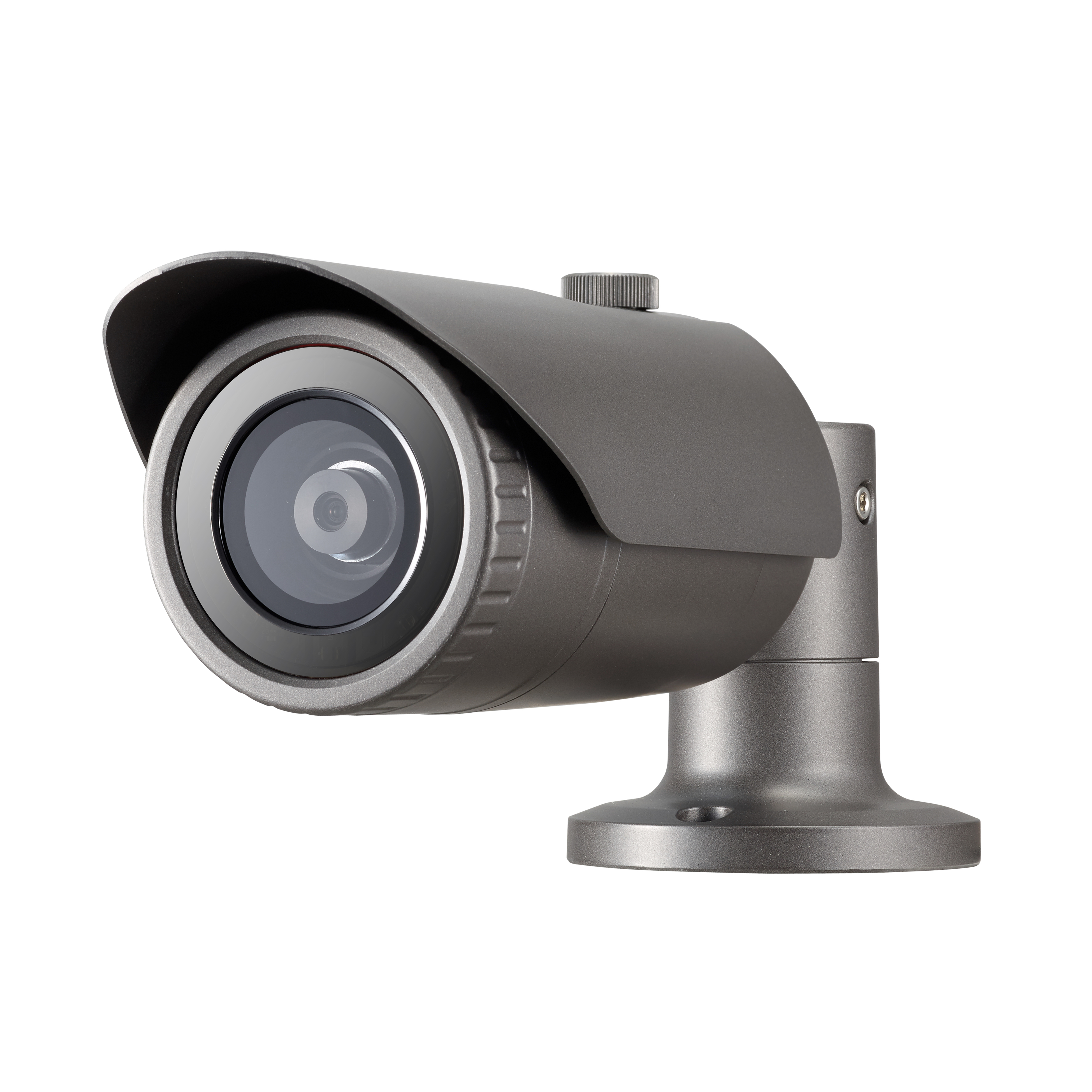 Wisenet QNO-6022R 2 Megapixel Outdoor HD Network Camera - Color - Bullet - Dark Gray - 82.02 ft Night Vision - H.264, MJPEG, H.265, H.264H, H.264M - 1920 x 1080 Fixed Lens - 30 fps - CMOS - Box Mount, Pole Mount