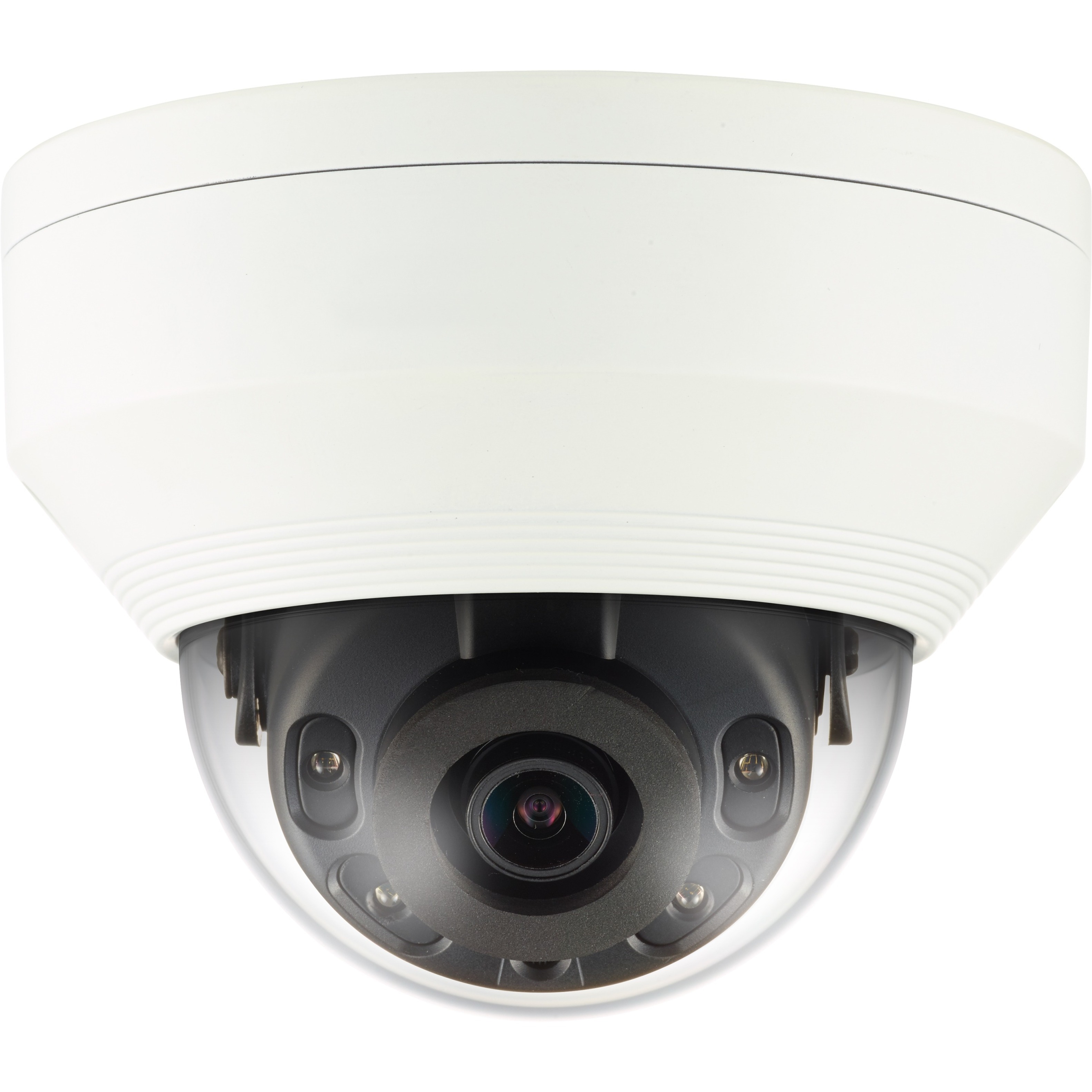 Wisenet QNV-6022R 2 Megapixel HD Network Camera - Monochrome, Color - Dome - White - 82.02 ft - H.265, MJPEG, H.264 - 1920 x 1080 - 4 mm Fixed Lens - 30 fps - CMOS - Ceiling Mount, Wall Mount