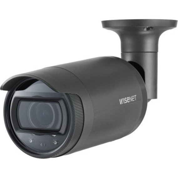 Wisenet LNO-6072R 2 Megapixel Outdoor HD Network Camera - Bullet - 98.43 ft Night Vision - H.264, MJPEG - 1920 x 1080 - 3.20 mm Zoom Lens - 3.1x Optical - 30 fps - CMOS - Pole Mount