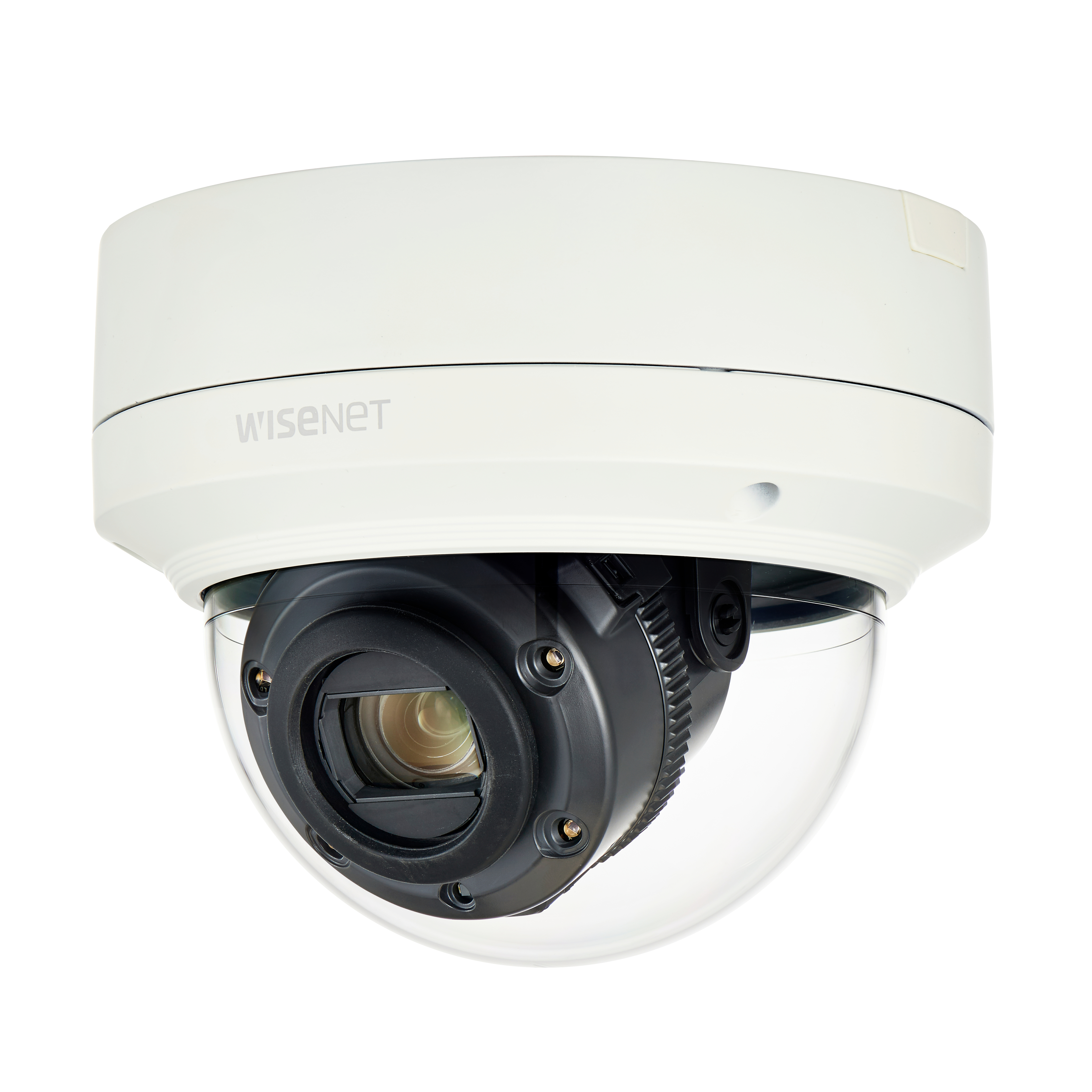 Wisenet XNV-6120R 2 Megapixel Outdoor HD Network Camera - Dome - Ivory - 229.66 ft - H.265, H.264, H.264 (MPEG-4 Part 10/AVC), MJPEG - 1920 x 1080 - 5.20 mm Zoom Lens - 12x Optical - 60 fps - CMOS - Hanging Mount, Wall Mount, Gooseneck, Pendant Mount, Parapet Mount, Pole Mount, Corner Mount, Tilted Mount, Ceiling Mount